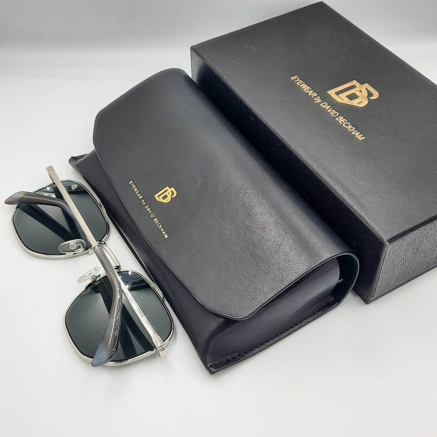 Solaire: David-BECKHAM DB1079/S ARGENT/Vert