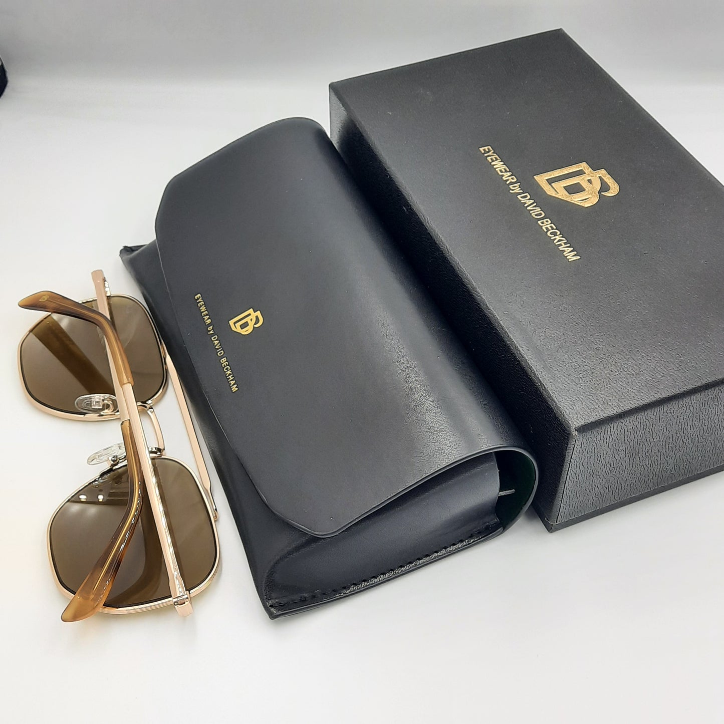 Solaire: David-BECKHAM DB1079/S doré/marron
