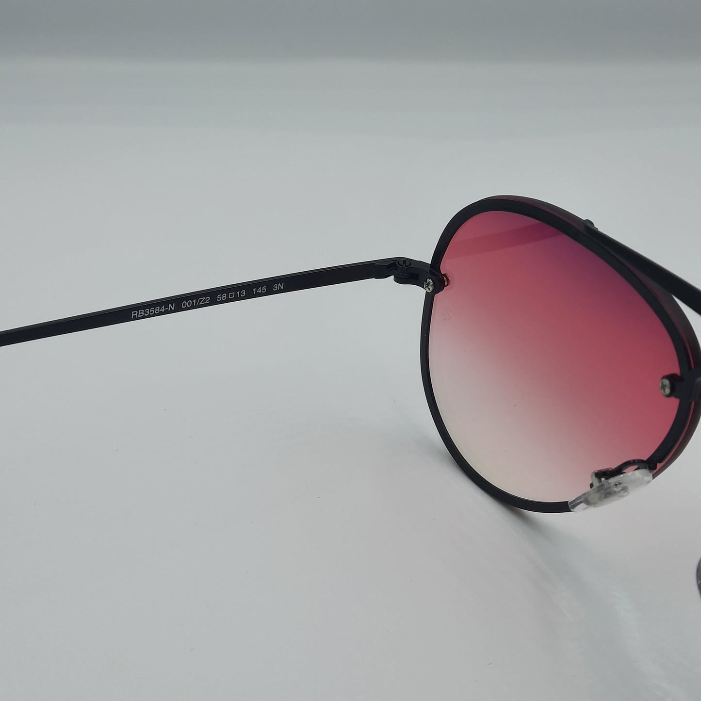 Solaires: RAYBAN BLAZE AVIATOR RB3584 NOIR/ROSE dégradé