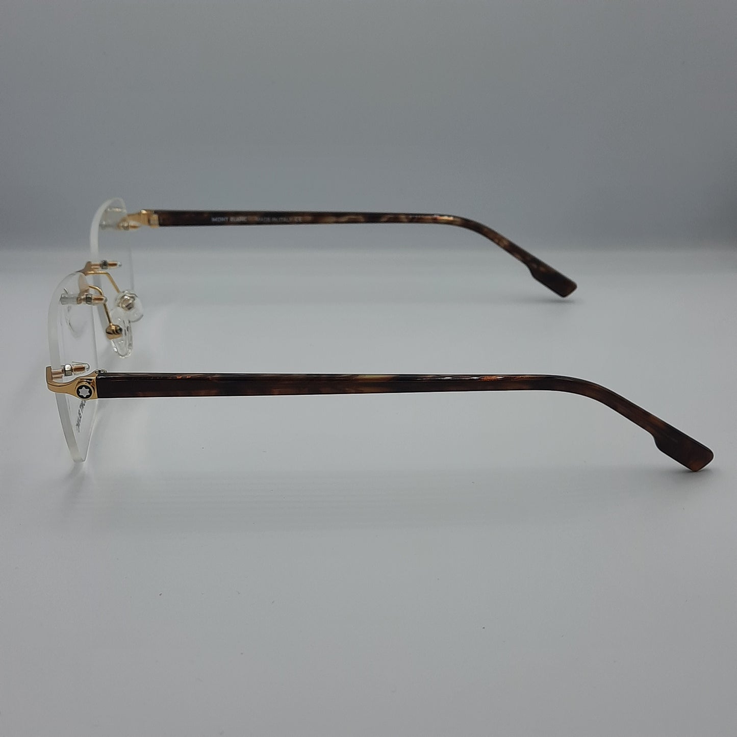 acheter lunette vue maroc homme femme Lunette optique percée Mont Blanc: Doré havane