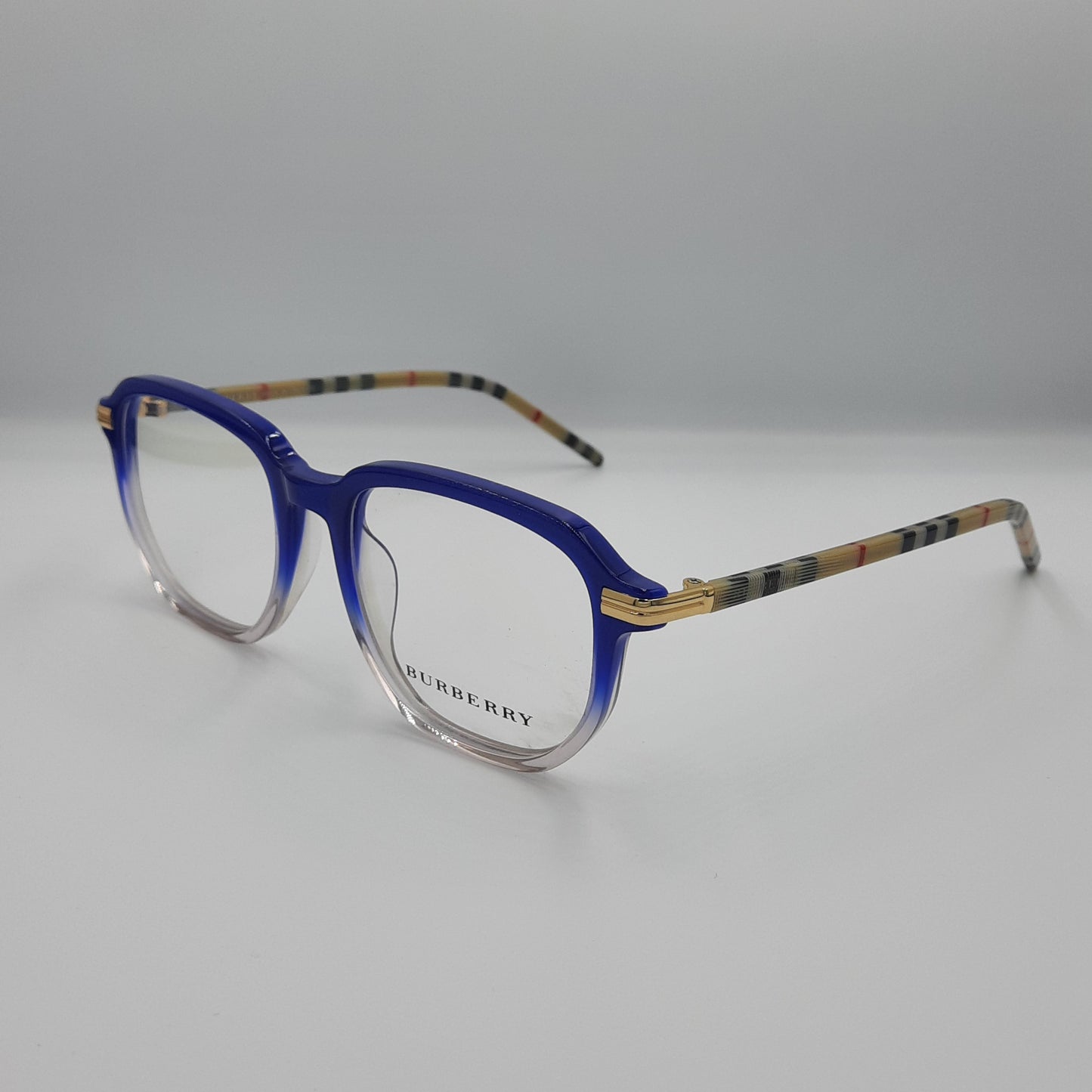 Lunette optique Burberry:Bleu blanc trns