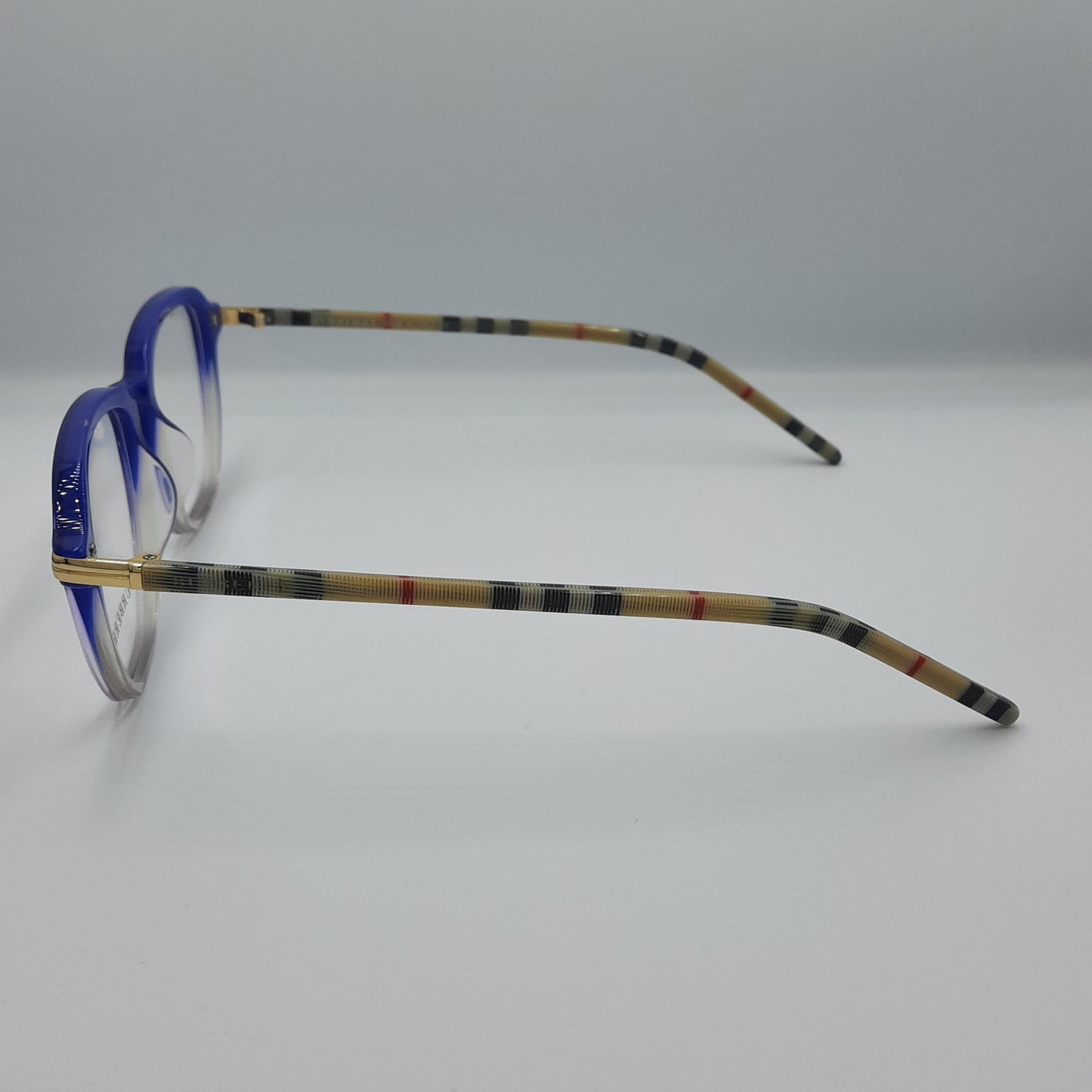 Lunette optique Burberry:Bleu blanc trns