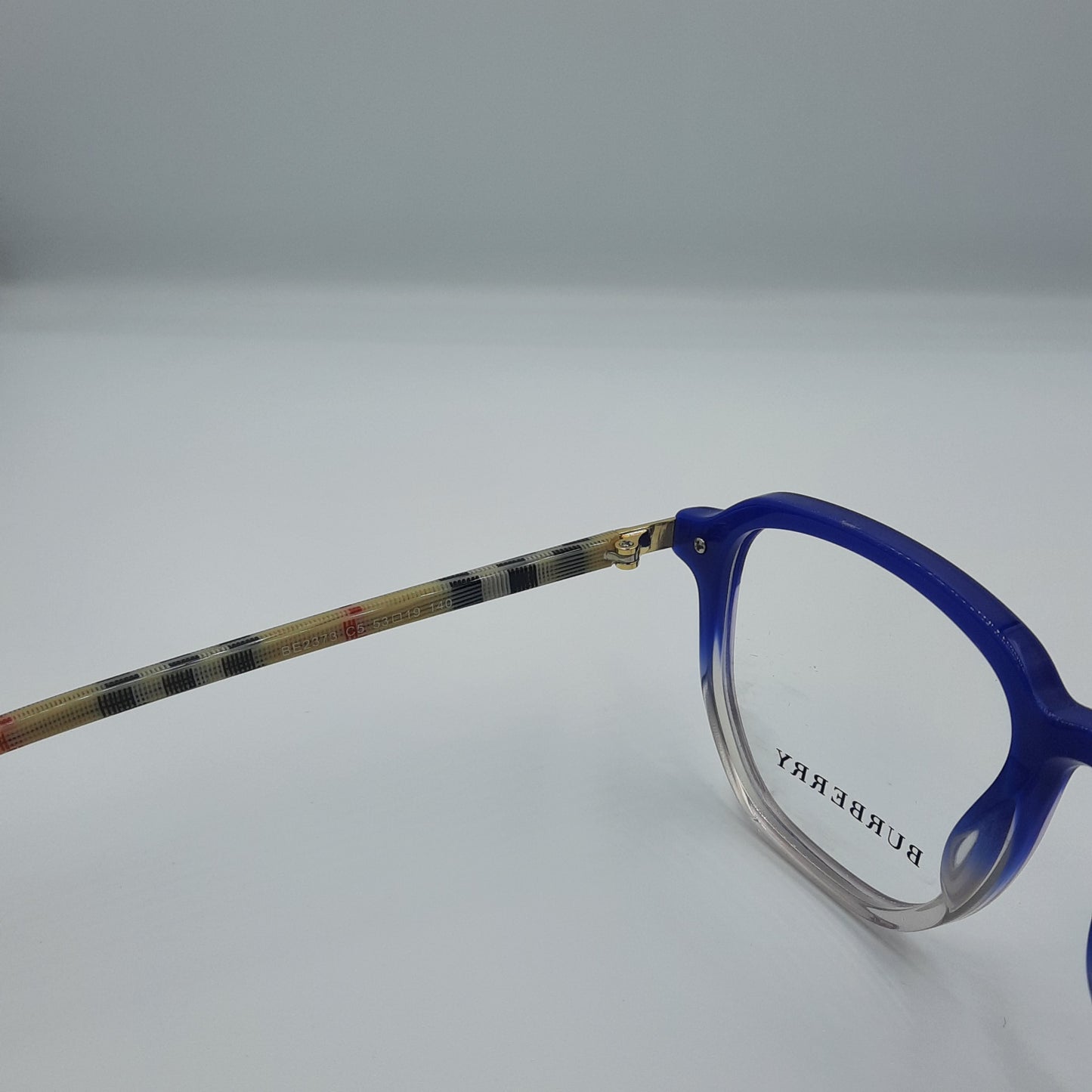 Lunette optique Burberry:Bleu blanc trns