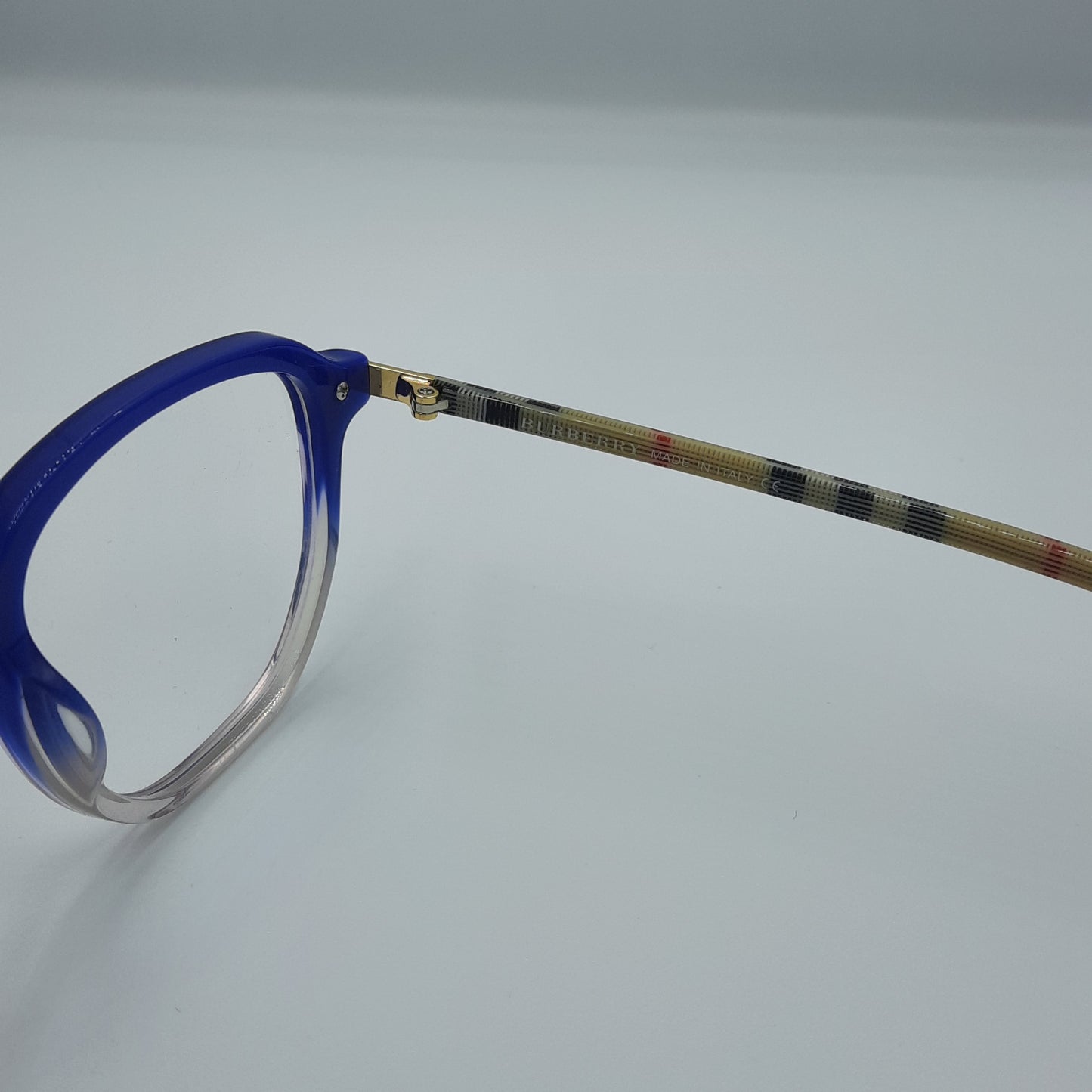 Lunette optique Burberry:Bleu blanc trns