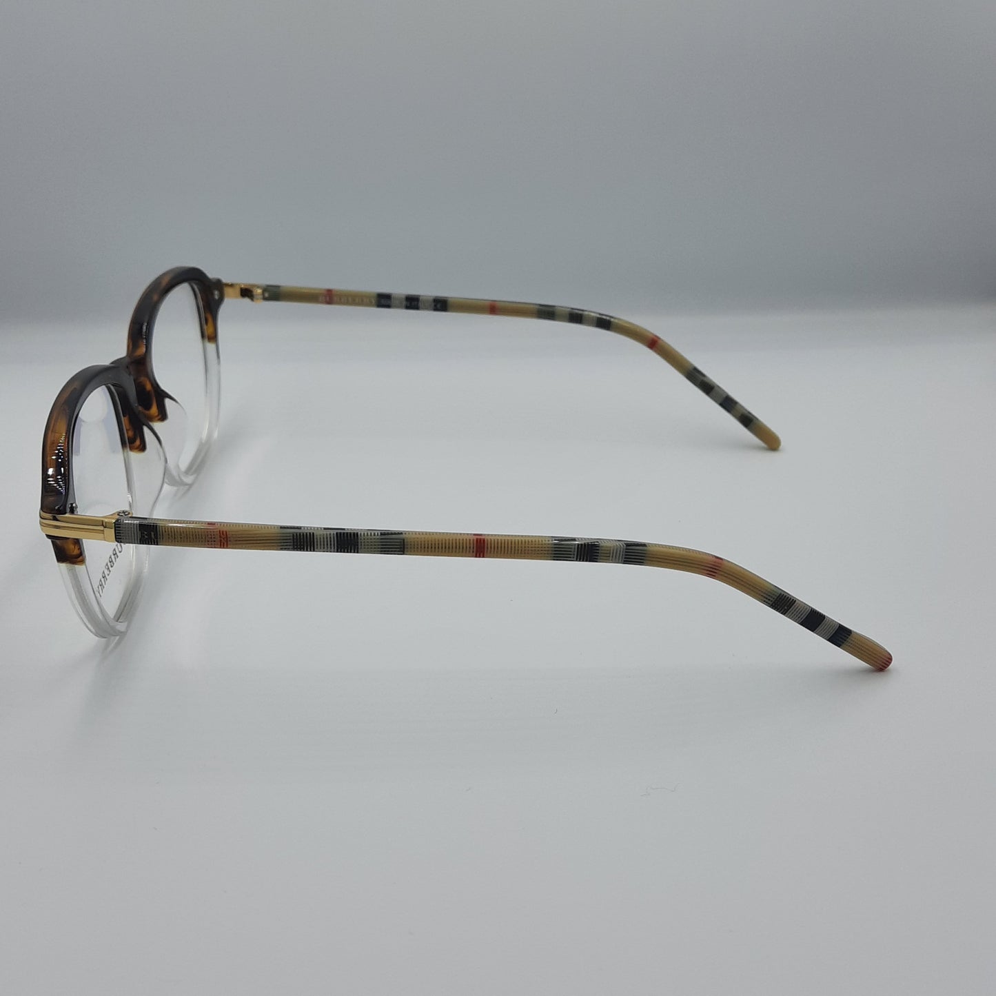 Lunette optique Burberry:MARRON blanc trns