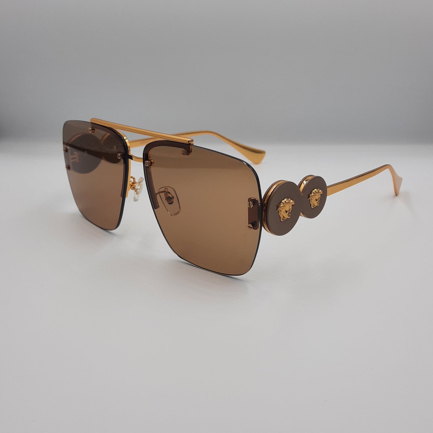 Solaires: VERSACE MARRON doré VE8250