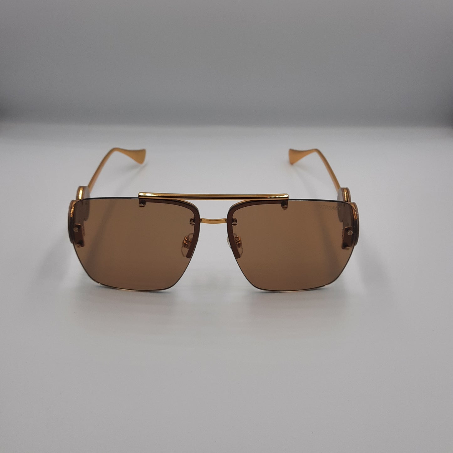 Solaires: VERSACE MARRON doré VE8250