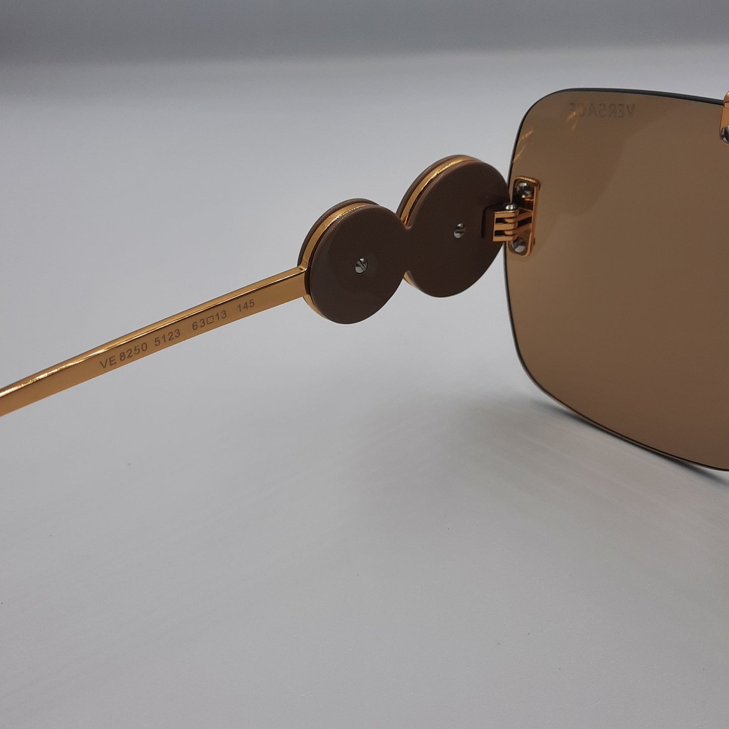 Solaires: VERSACE MARRON doré VE8250