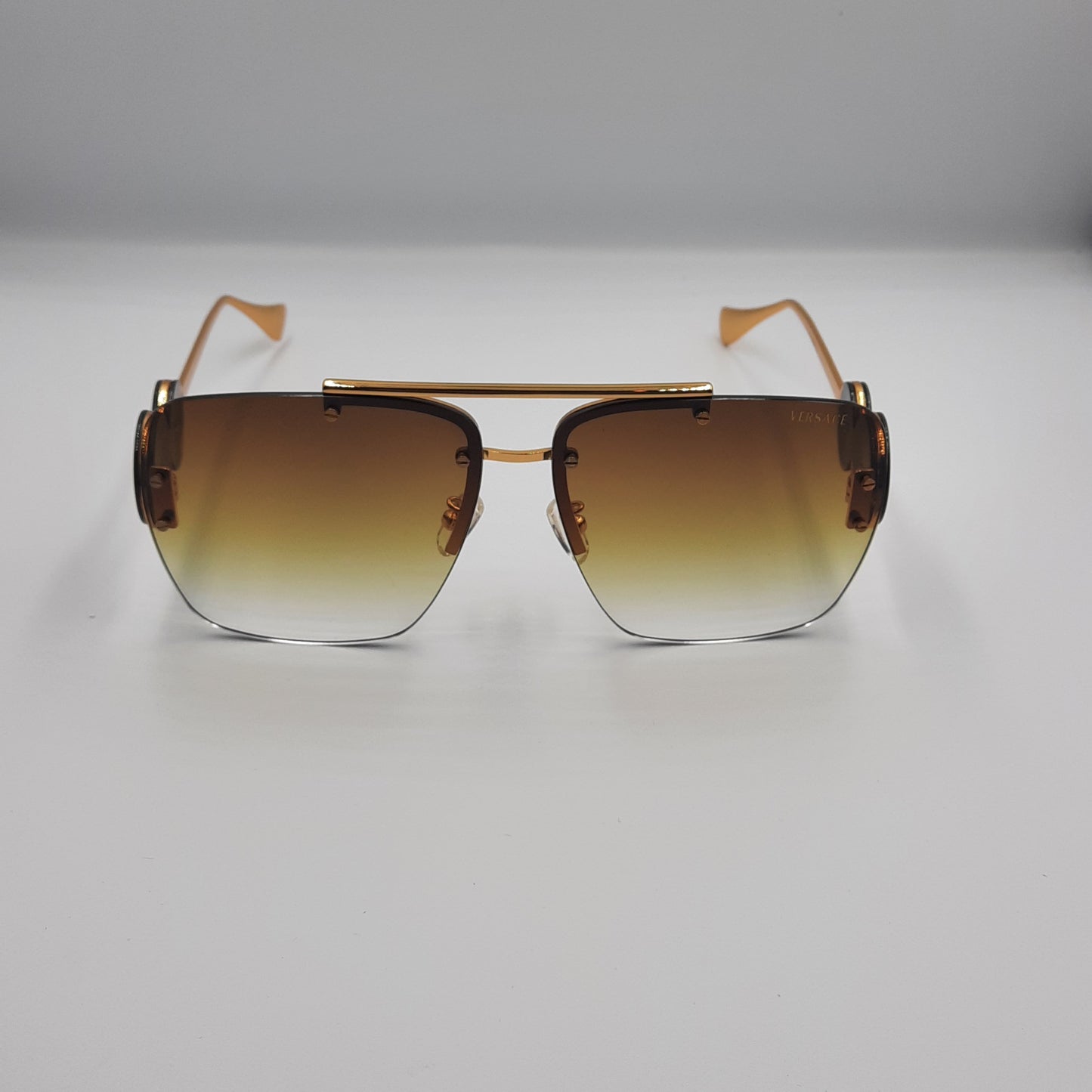 Solaires: VERSACE Marron havane doré VE8250