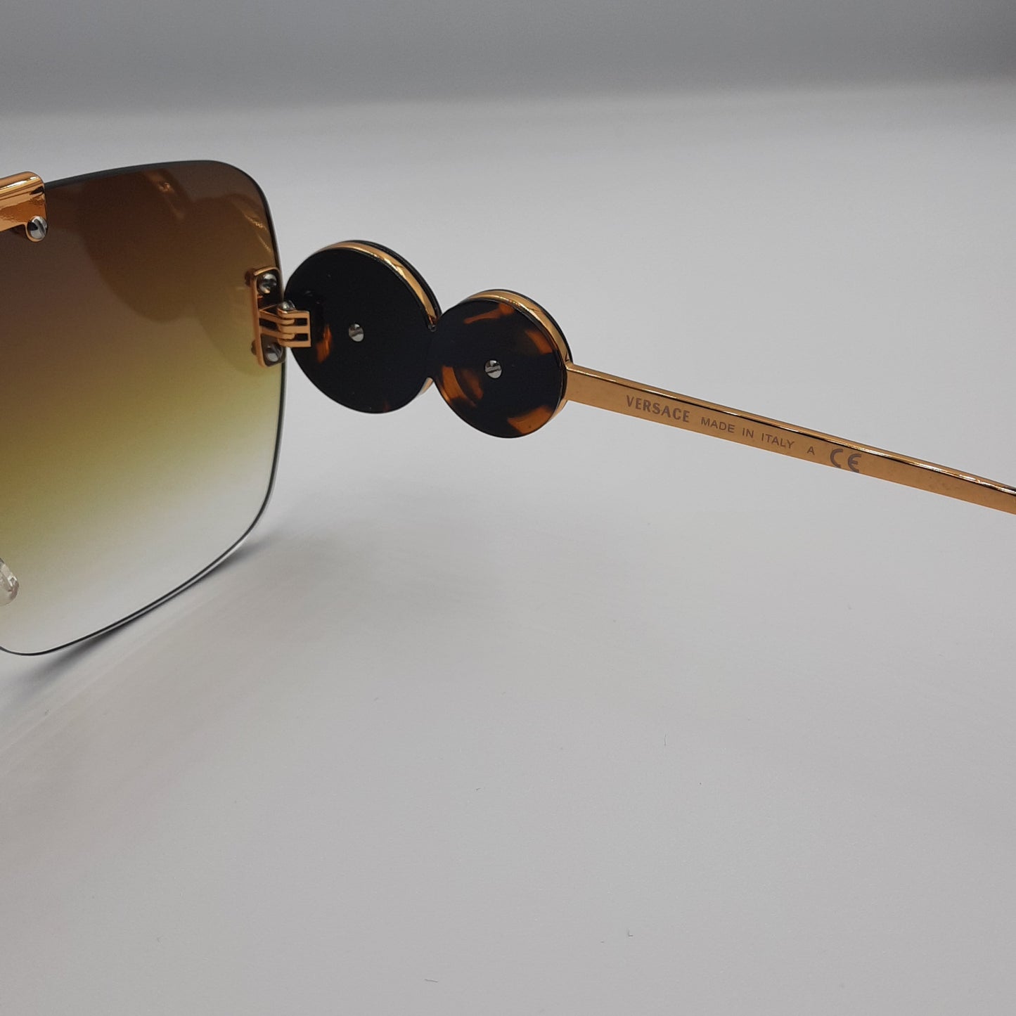 Solaires: VERSACE Marron havane doré VE8250