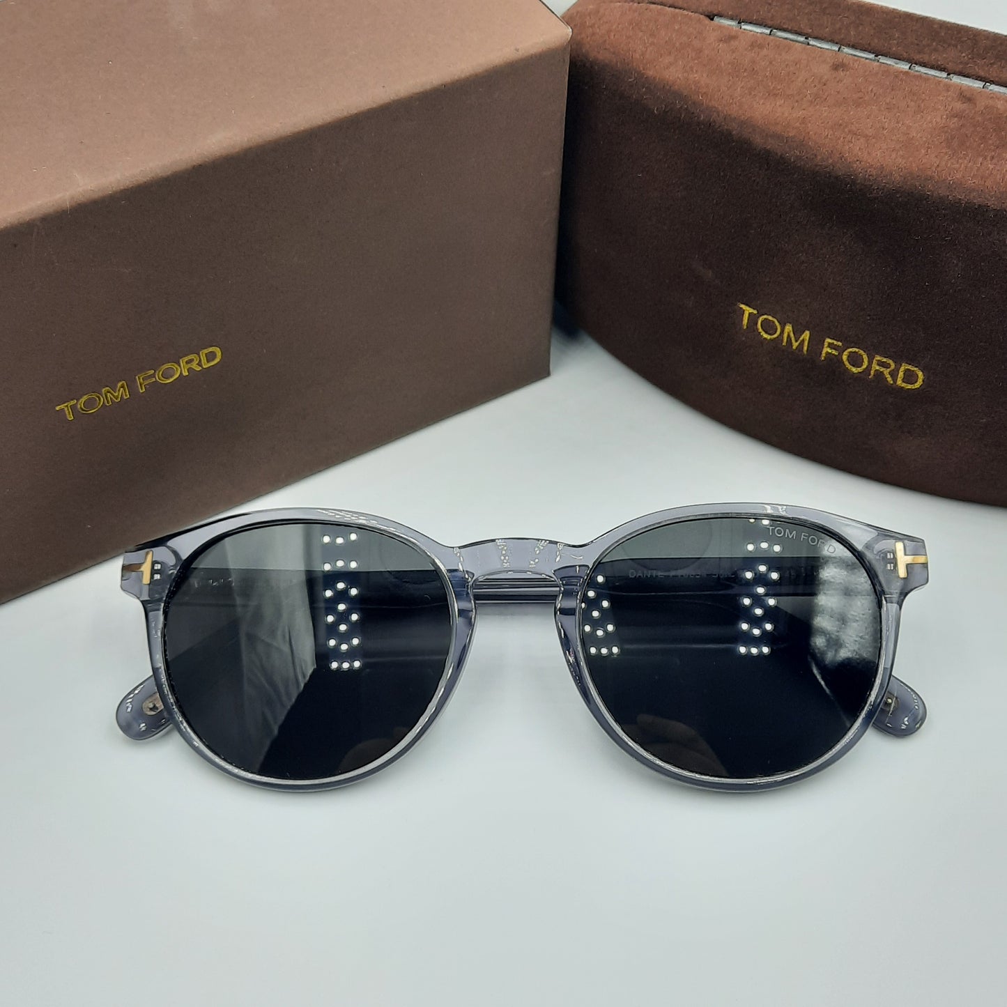 Solaires: TOM FORD FT0834 Gris trnsp doré