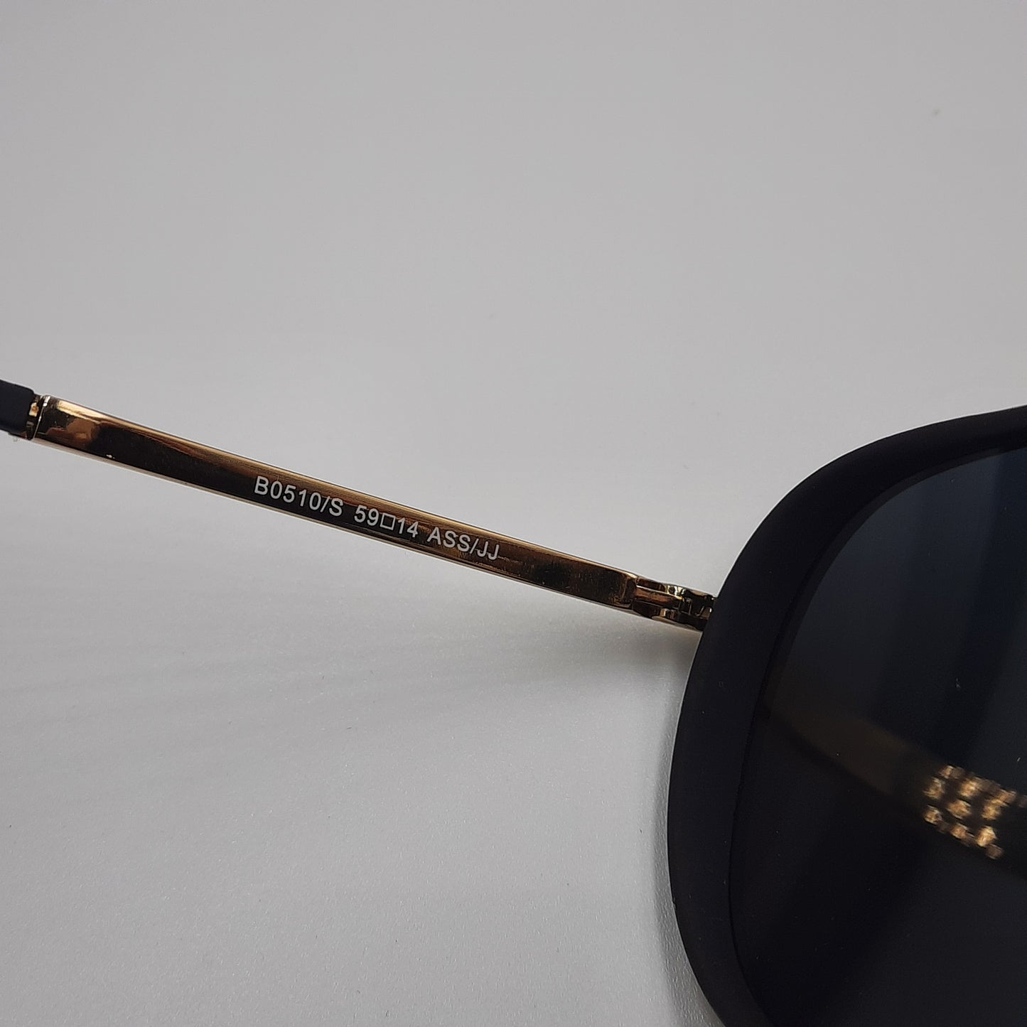 Solaires: HugoBoss-0510 doré/noir