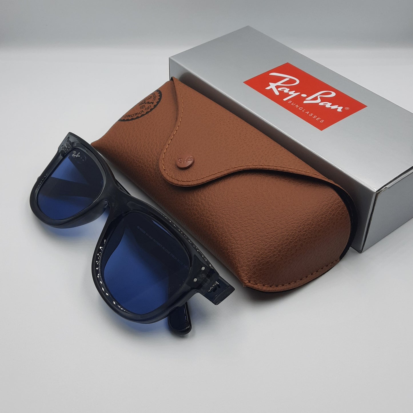 Solaires: RAYBAN RBR0502S Wayfarer REVERSE bleu gris