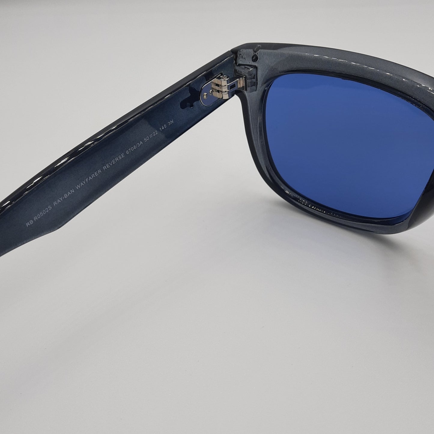 Solaires: RAYBAN RBR0502S Wayfarer REVERSE bleu gris