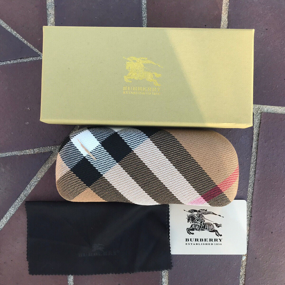 Lunette optique Burberry:Bleu blanc trns