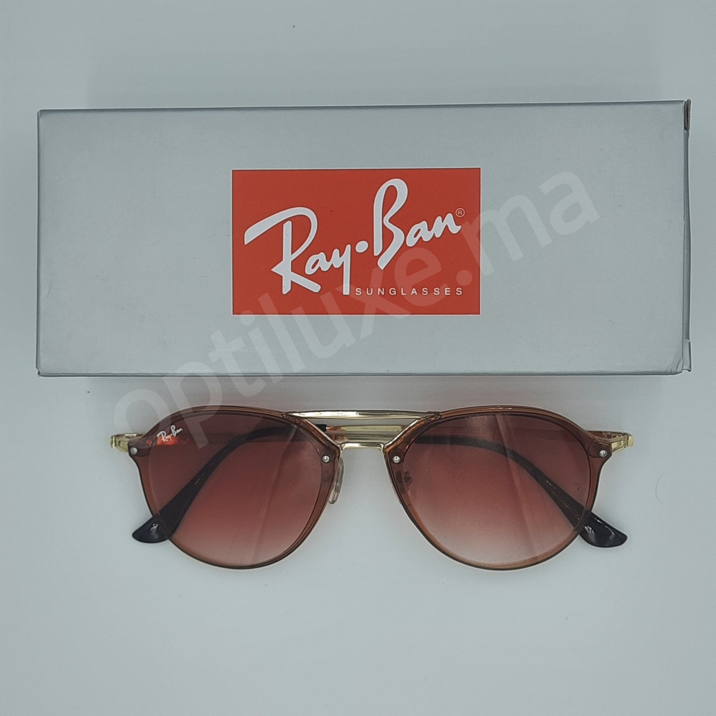 Solaires: Blaze double bridge RB-4292n Gold/Rose