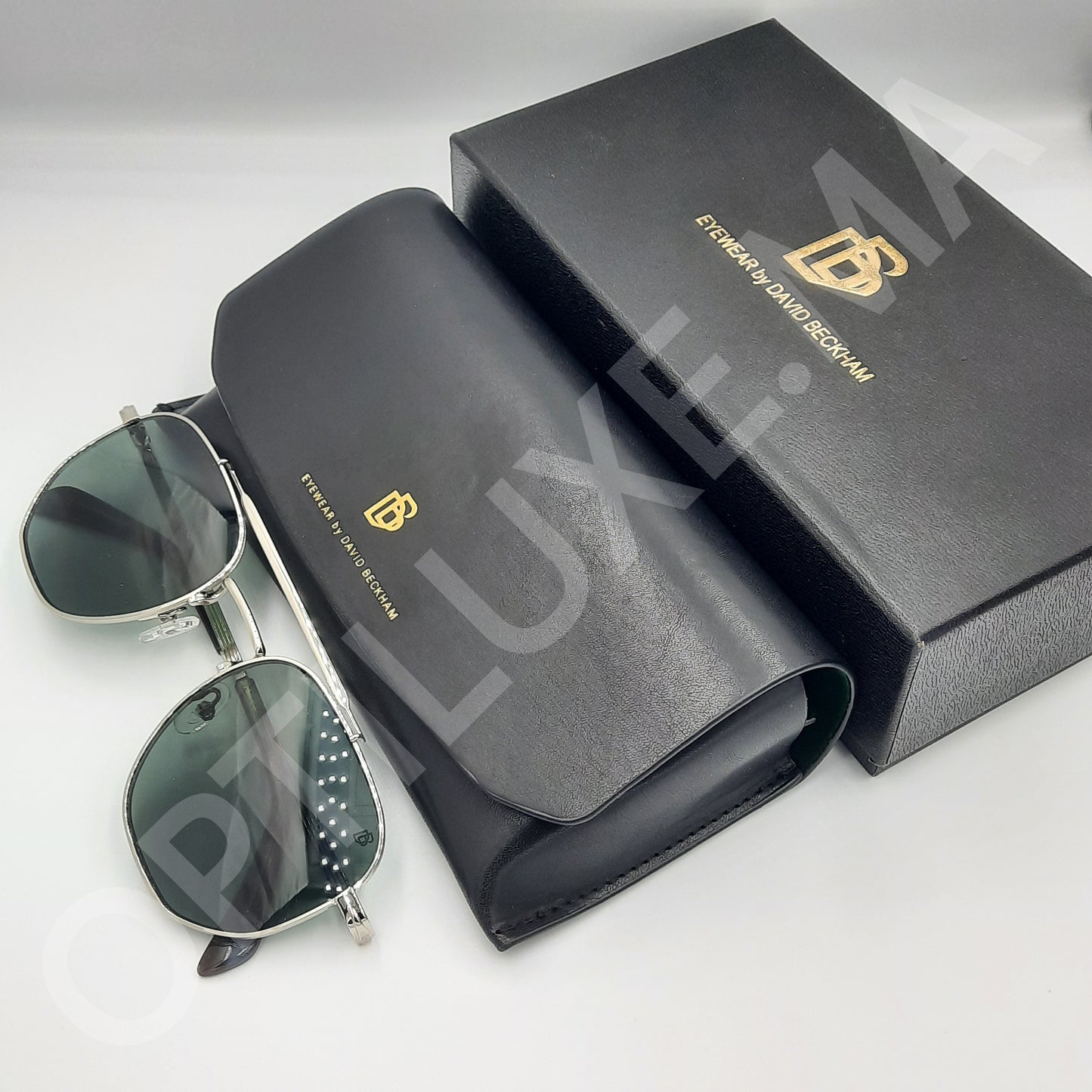 lunette de soleil maroc marshall prix pas cher Solaire: David-BECKHAM DB1079/S ARGENT/Vert