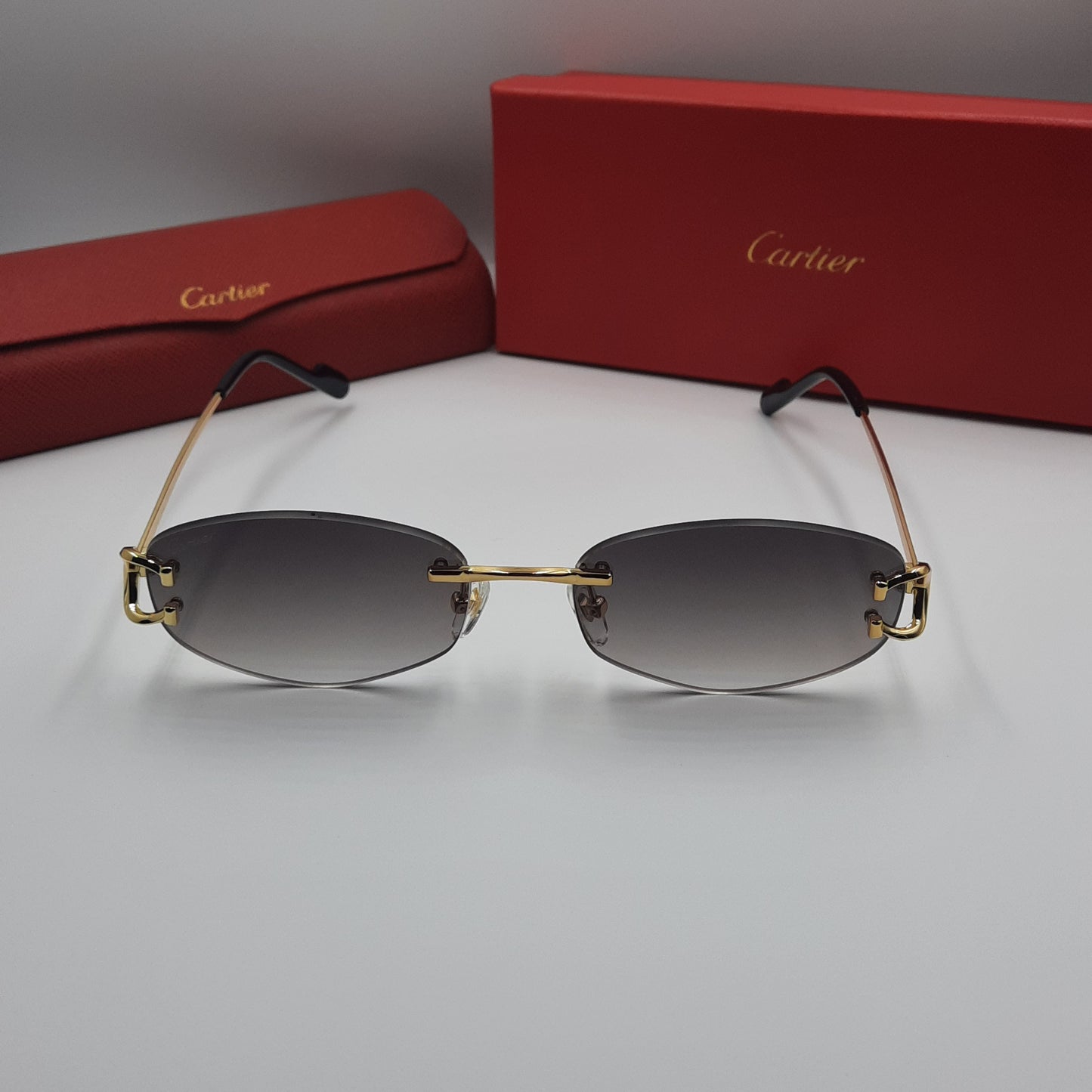 Solaires: CARTIER C decor CT0467S doré noir