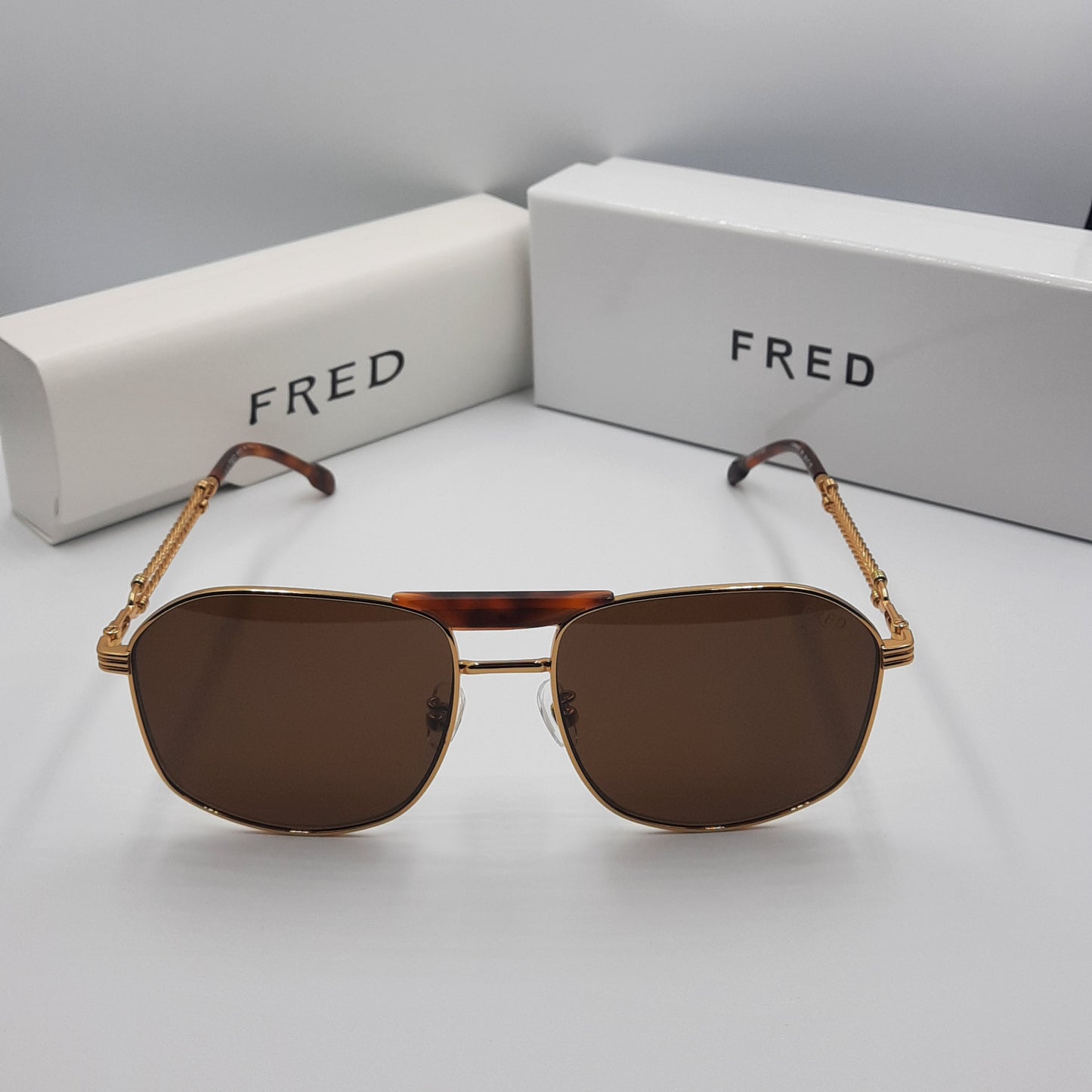 Solaires: FRED FG40044U doré marron