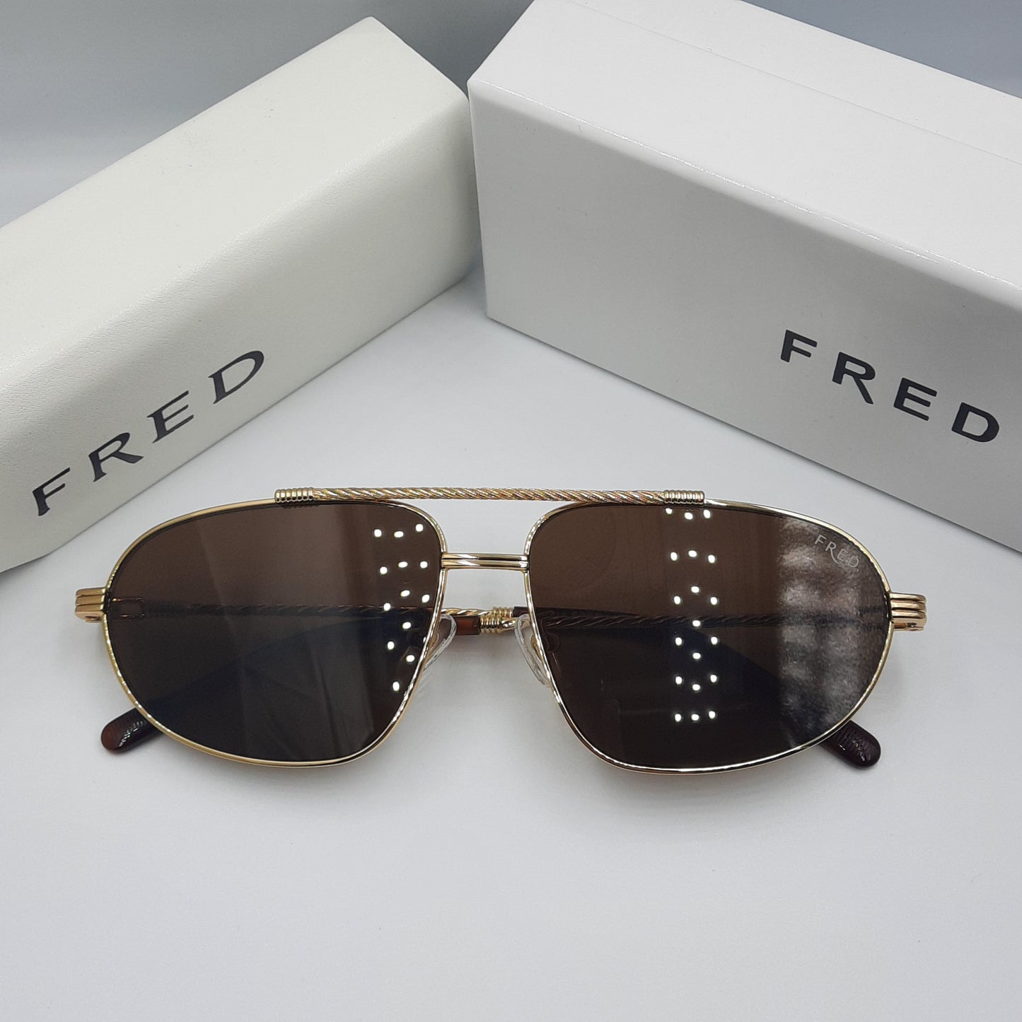 Solaires: FRED FG40037U doré marron