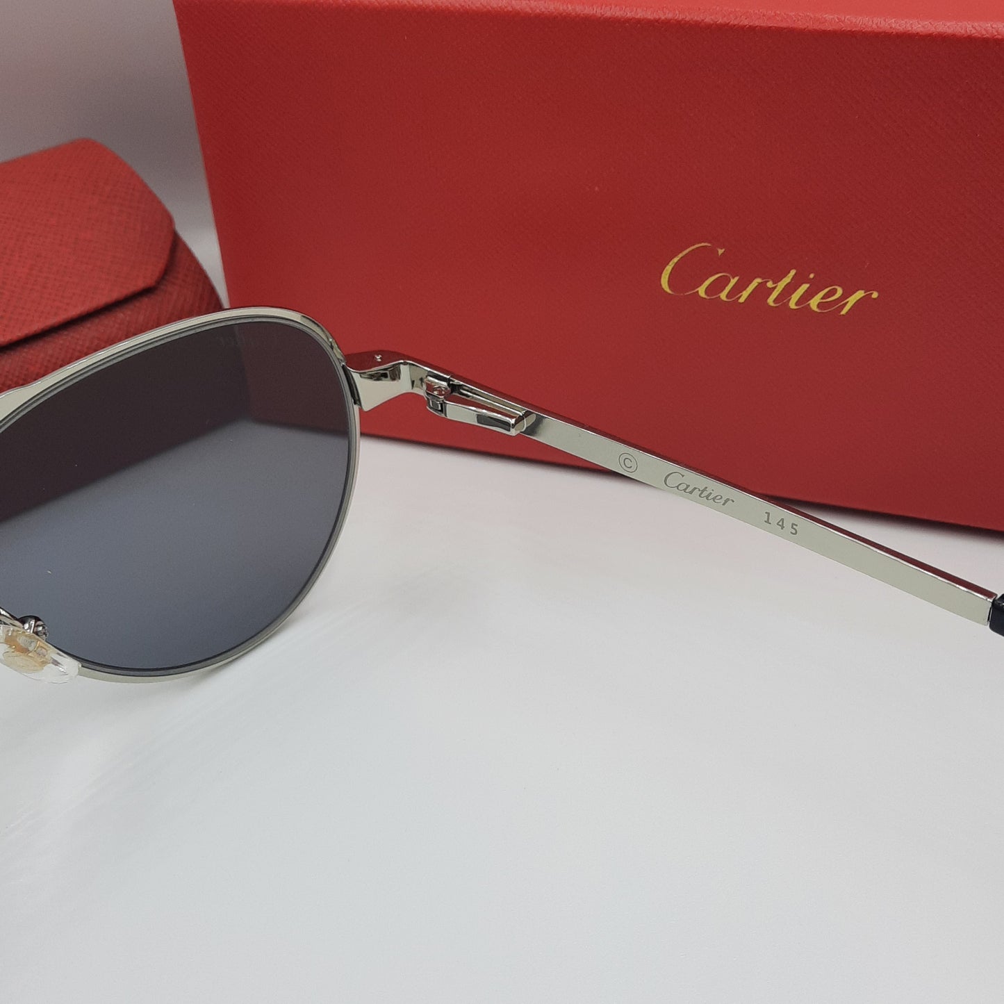 Solaires: CARTIER SANTOS CT0533S argenté