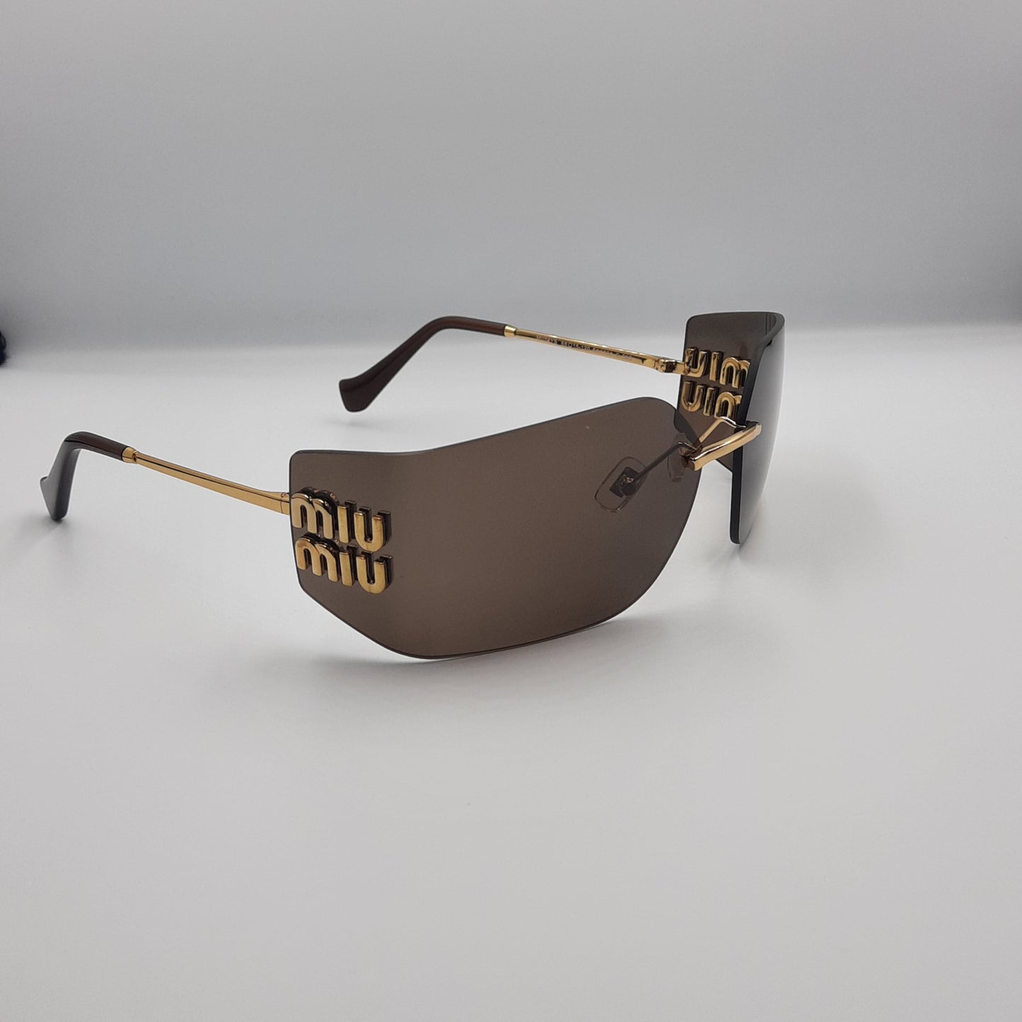 Solaires: MIUMIU MU54YS marron/GOLD