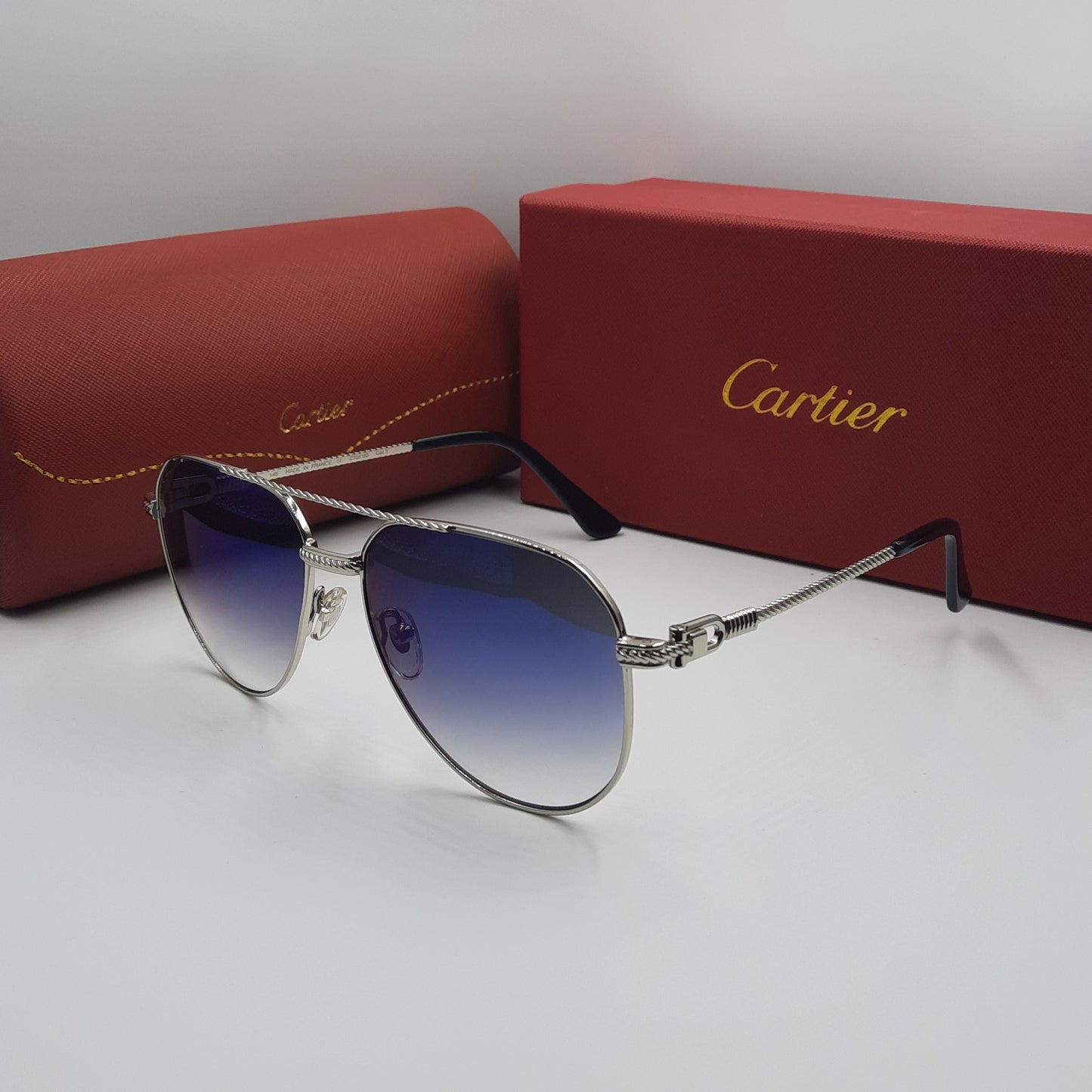 Solaires: CARTIER CT0618S argenté dégradé