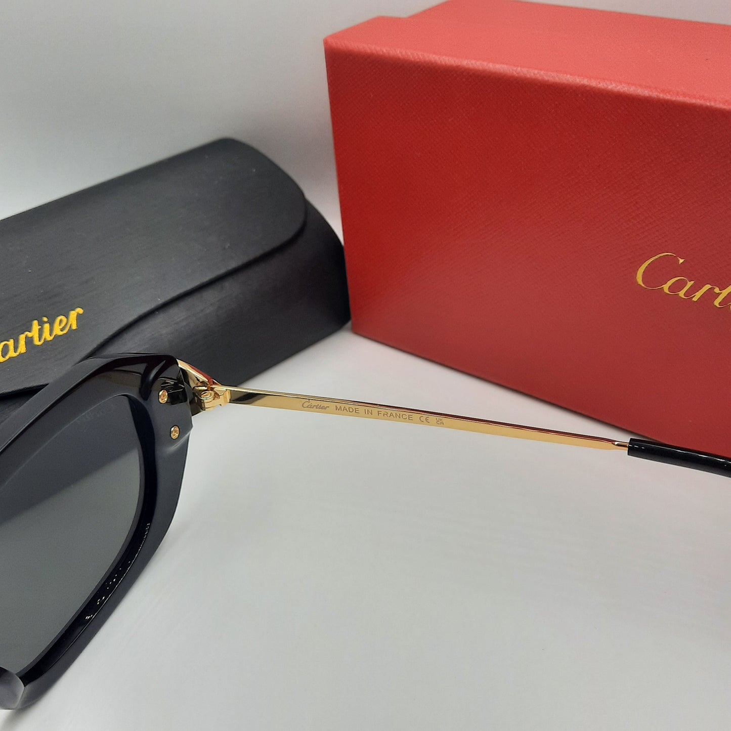 Solaires: CARTIER CT0829S doré noir