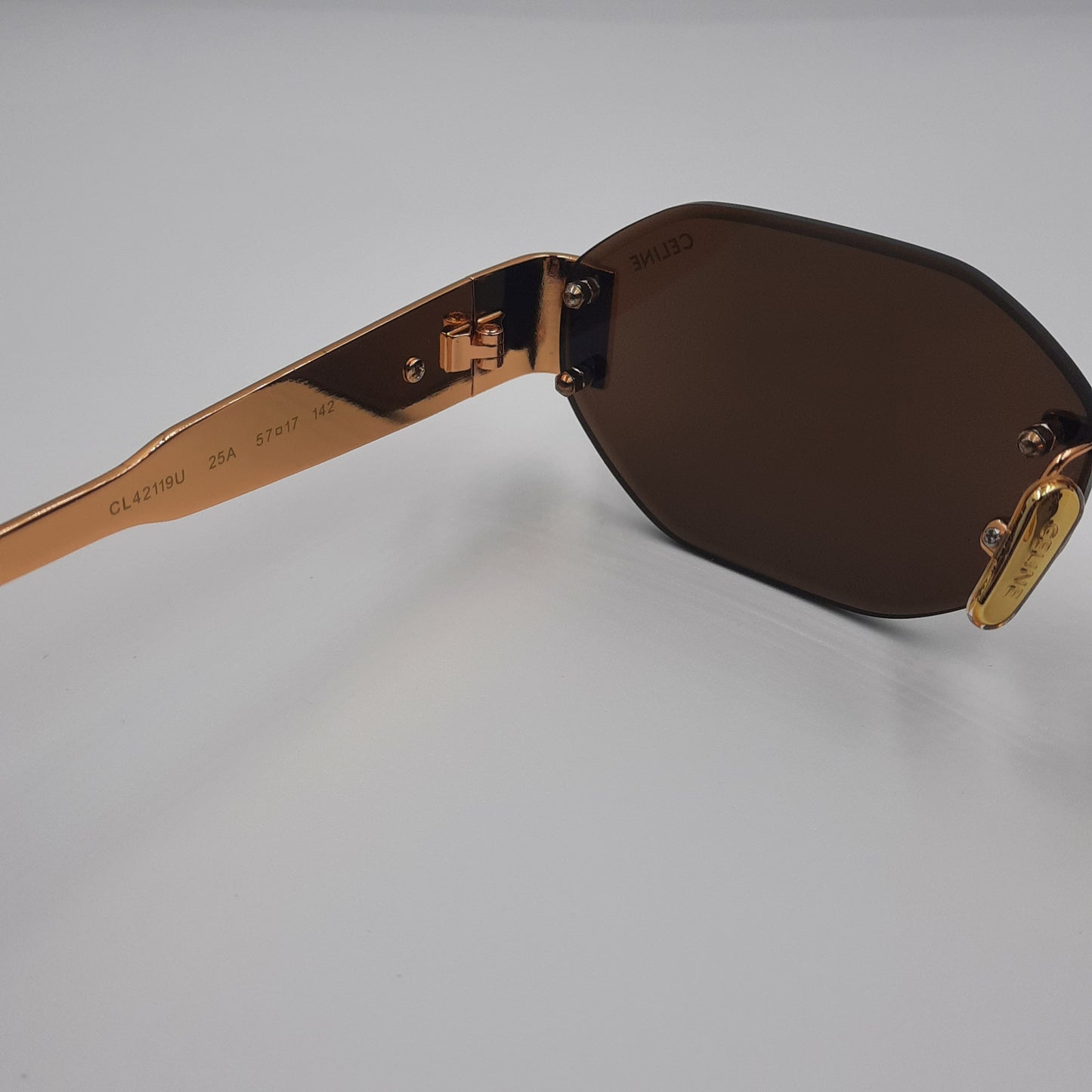 Solaires: CELINE Triomphe CL42119U doré marron
