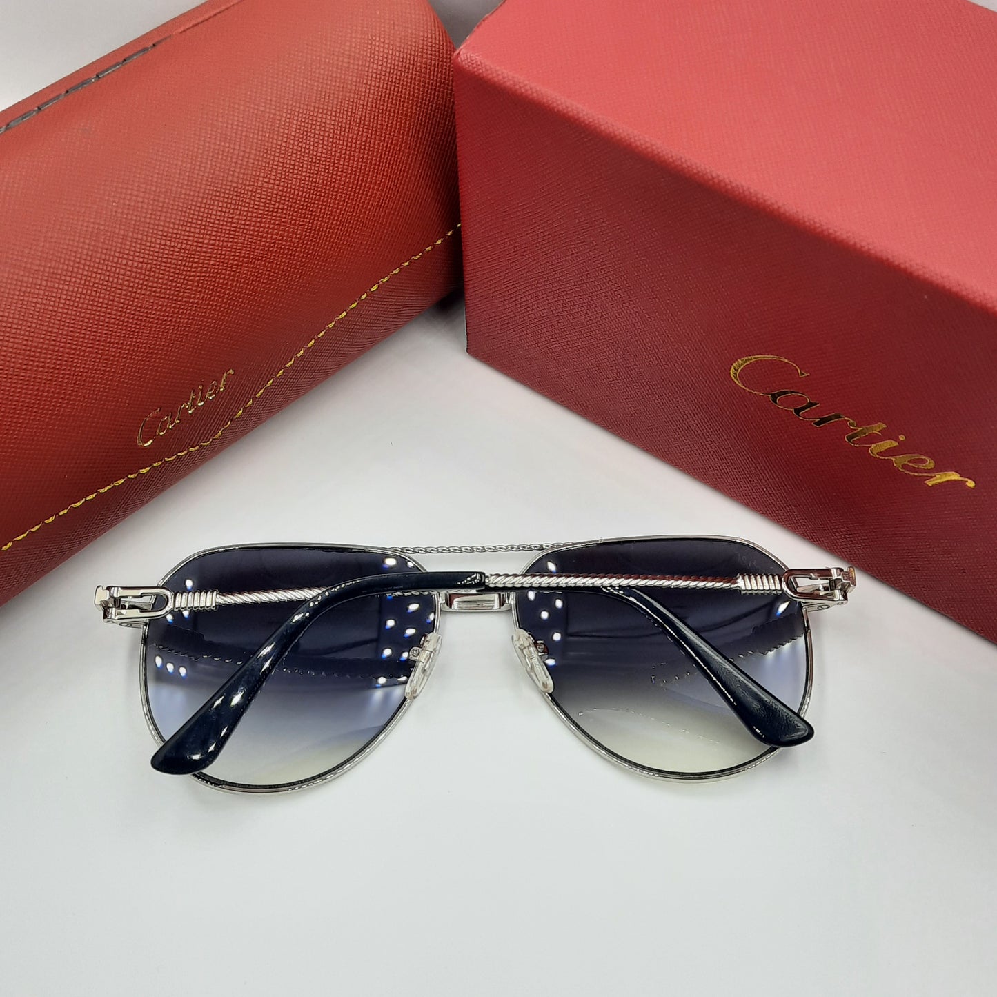 Solaires: CARTIER CT0618S argenté dégradé