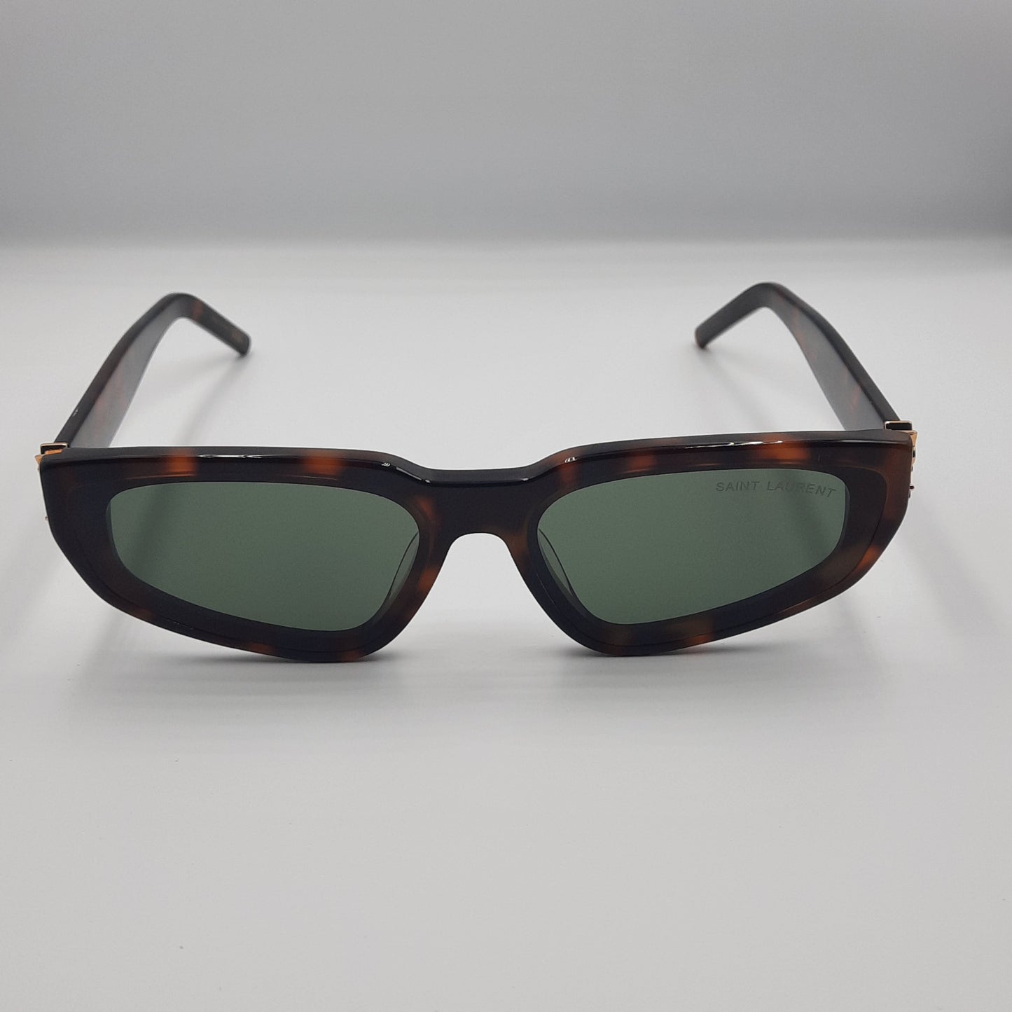 Solaires: SAINT LAURENT SL M251 vert havane doré