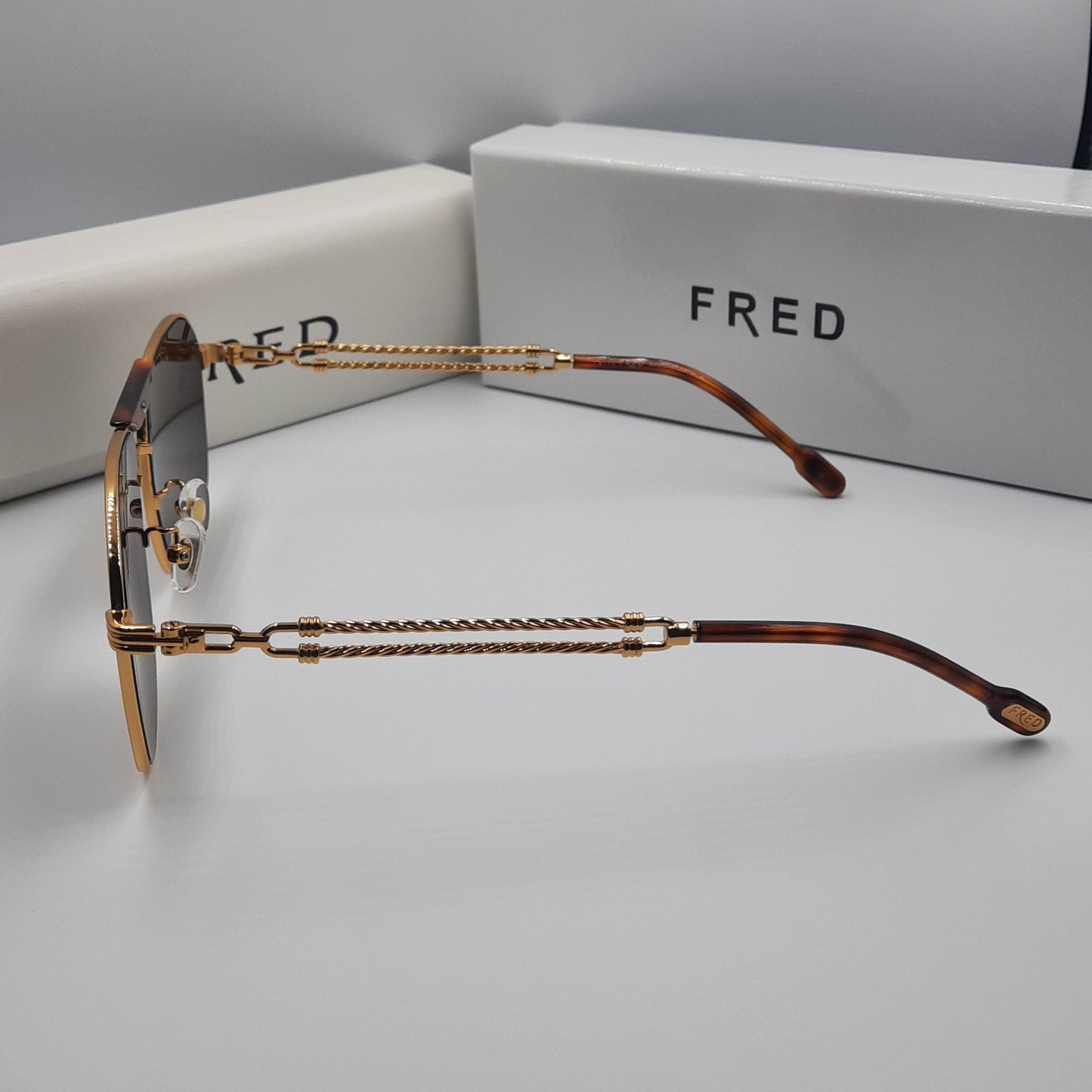 Solaires: FRED FG40044U doré marron