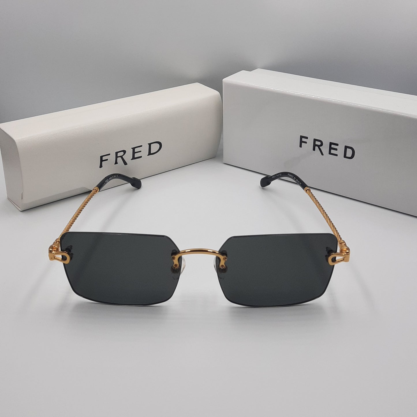 Solaires: FRED FG40023U doré noir