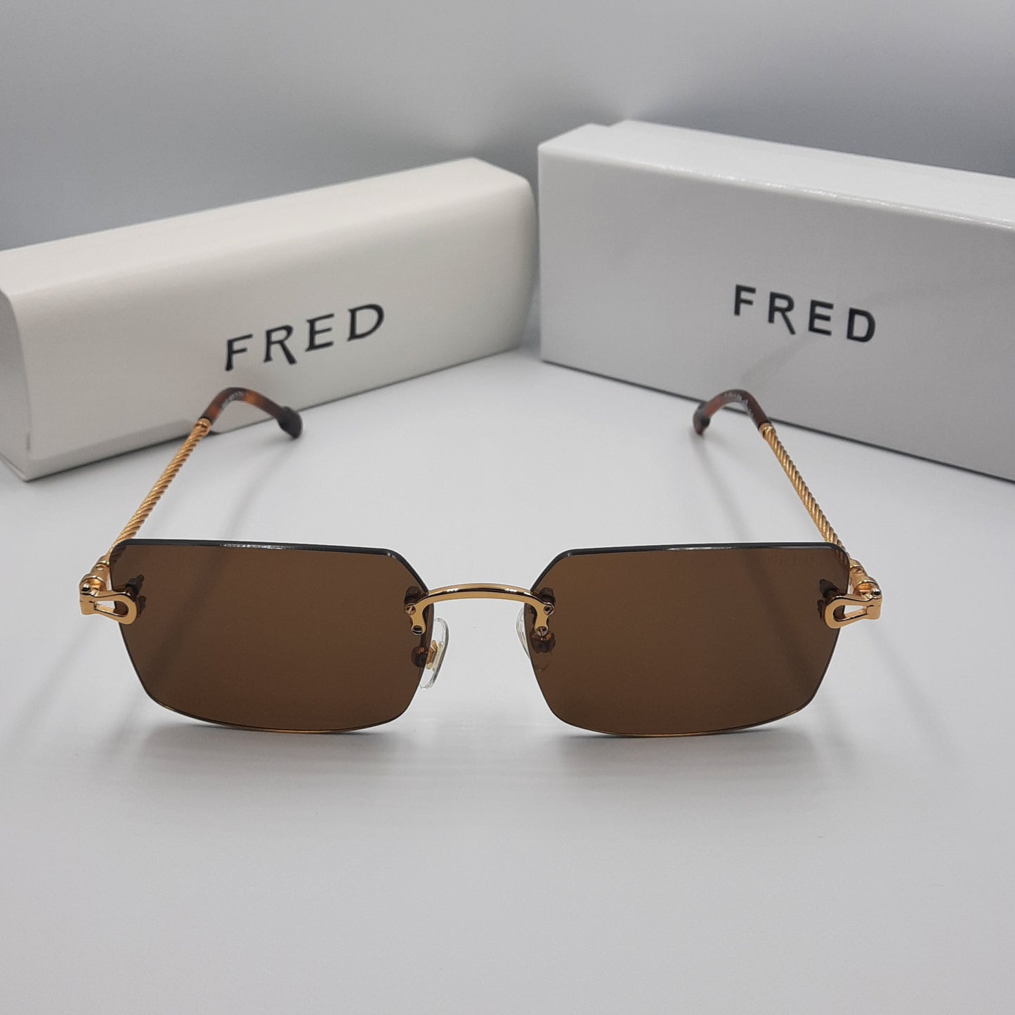Solaires: FRED FG40023U doré marron