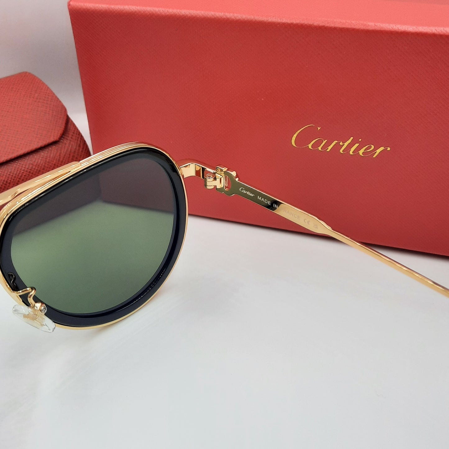 Solaires: CARTIER CT0865S doré vert