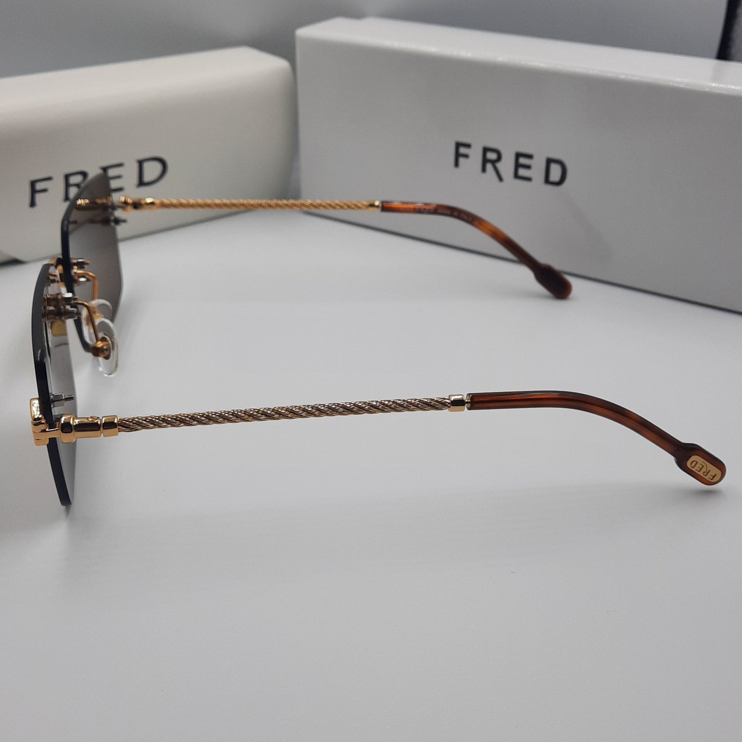 Solaires: FRED FG40023U doré marron