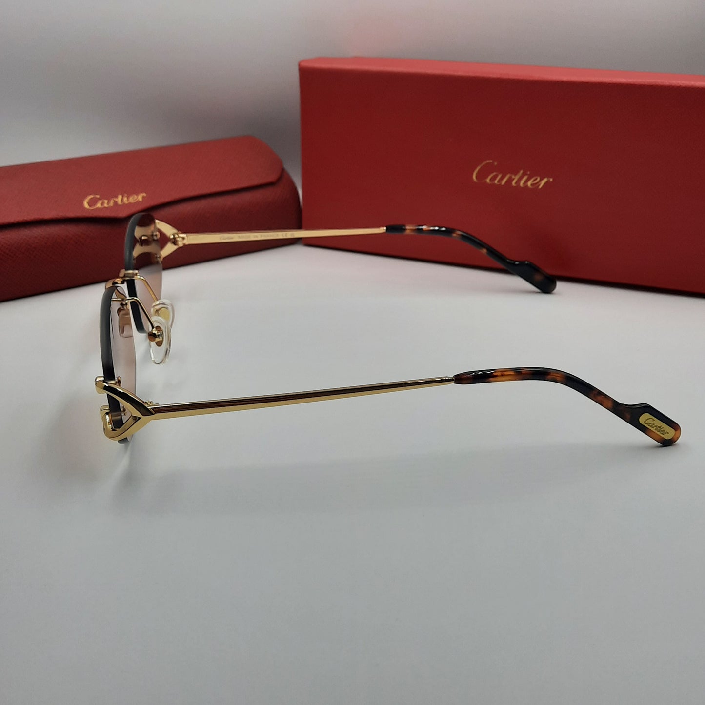 Solaires: CARTIER C decor CT0467S doré marron
