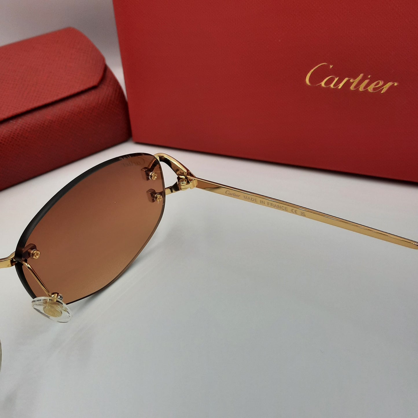 Solaires: CARTIER C decor CT0467S doré marron