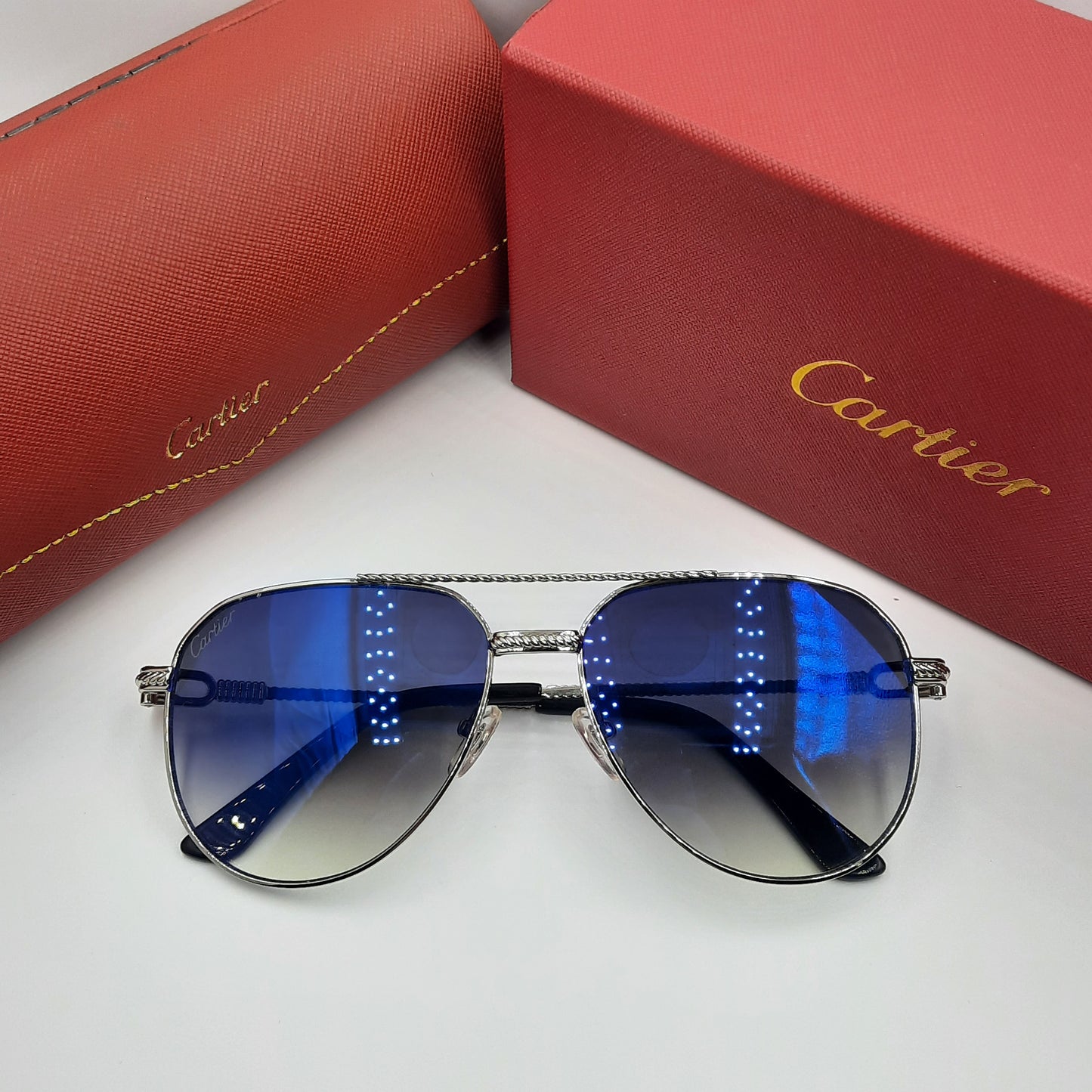 Solaires: CARTIER CT0618S argenté dégradé