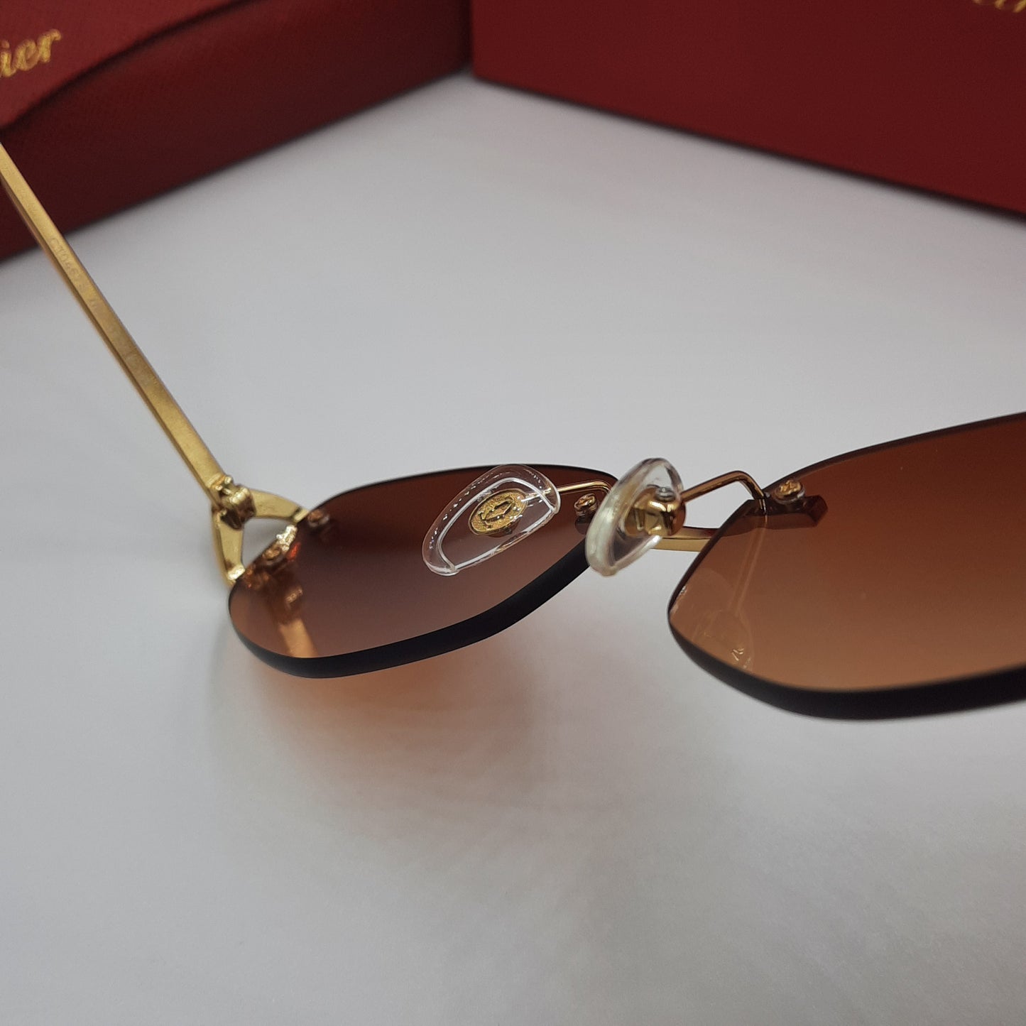 Solaires: CARTIER C decor CT0467S doré marron