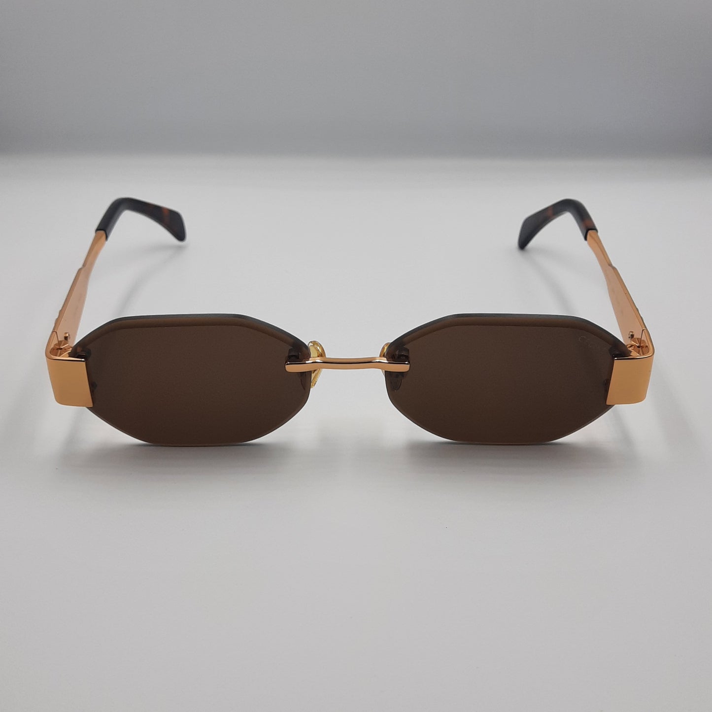 Solaires: CELINE Triomphe CL42119U doré marron