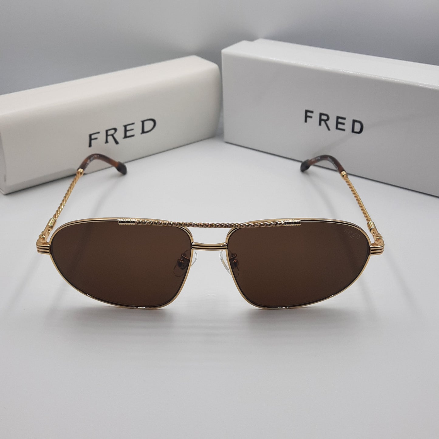 Solaires: FRED FG40037U doré marron
