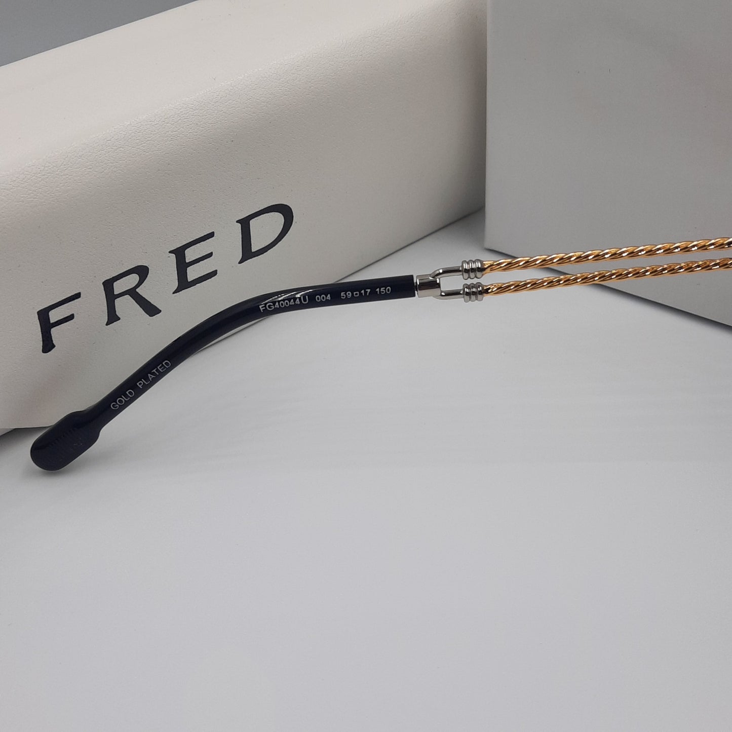 Solaires: FRED FG40044U doré argent vert