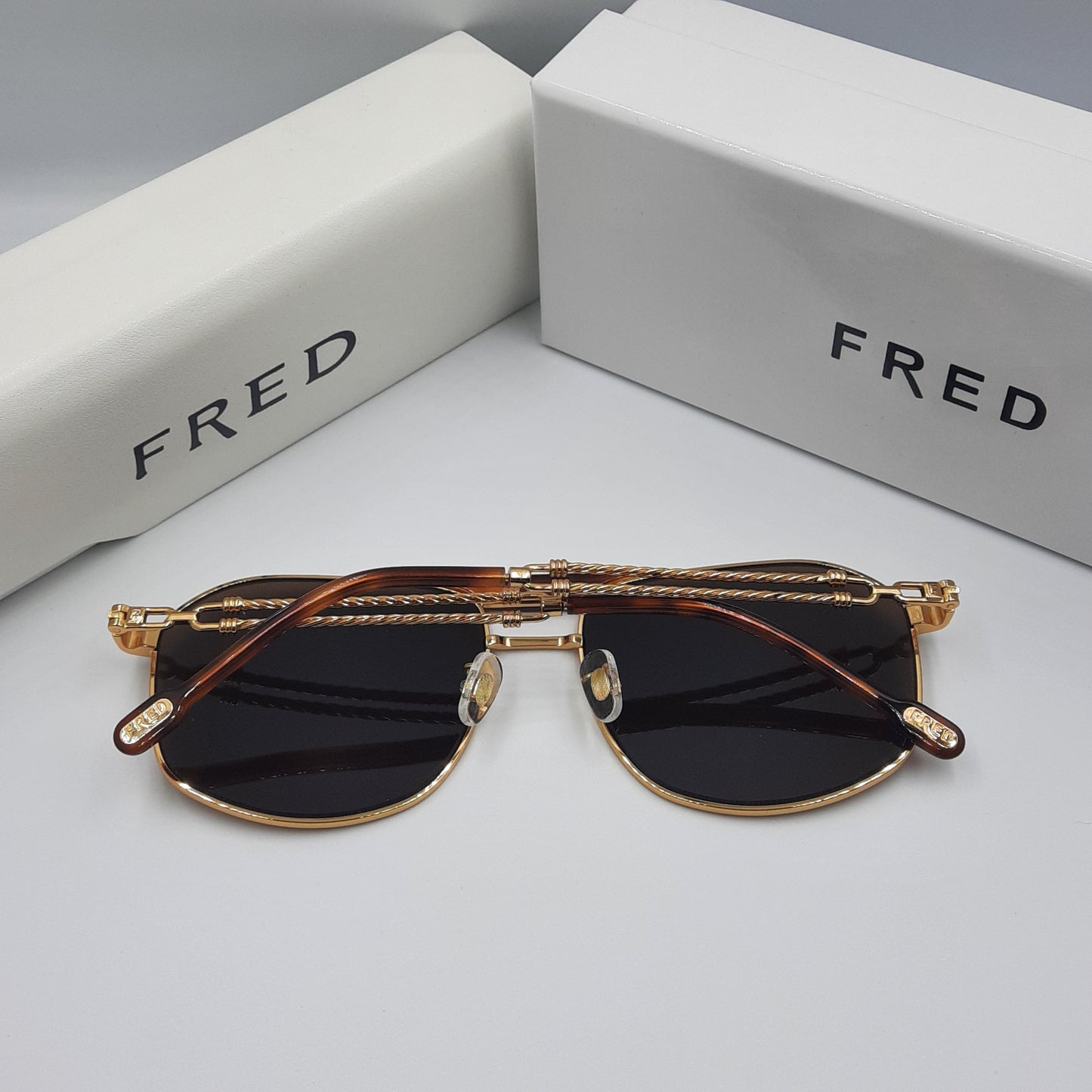 Solaires: FRED FG40044U doré marron