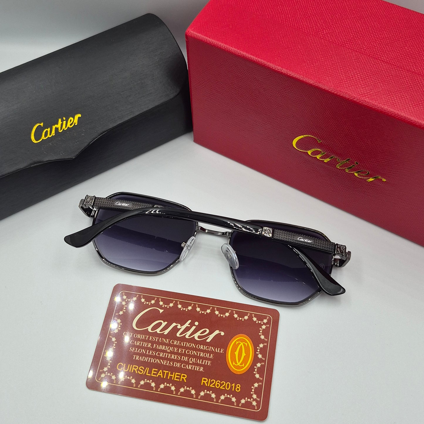 Solaires: CARTIER santos noir