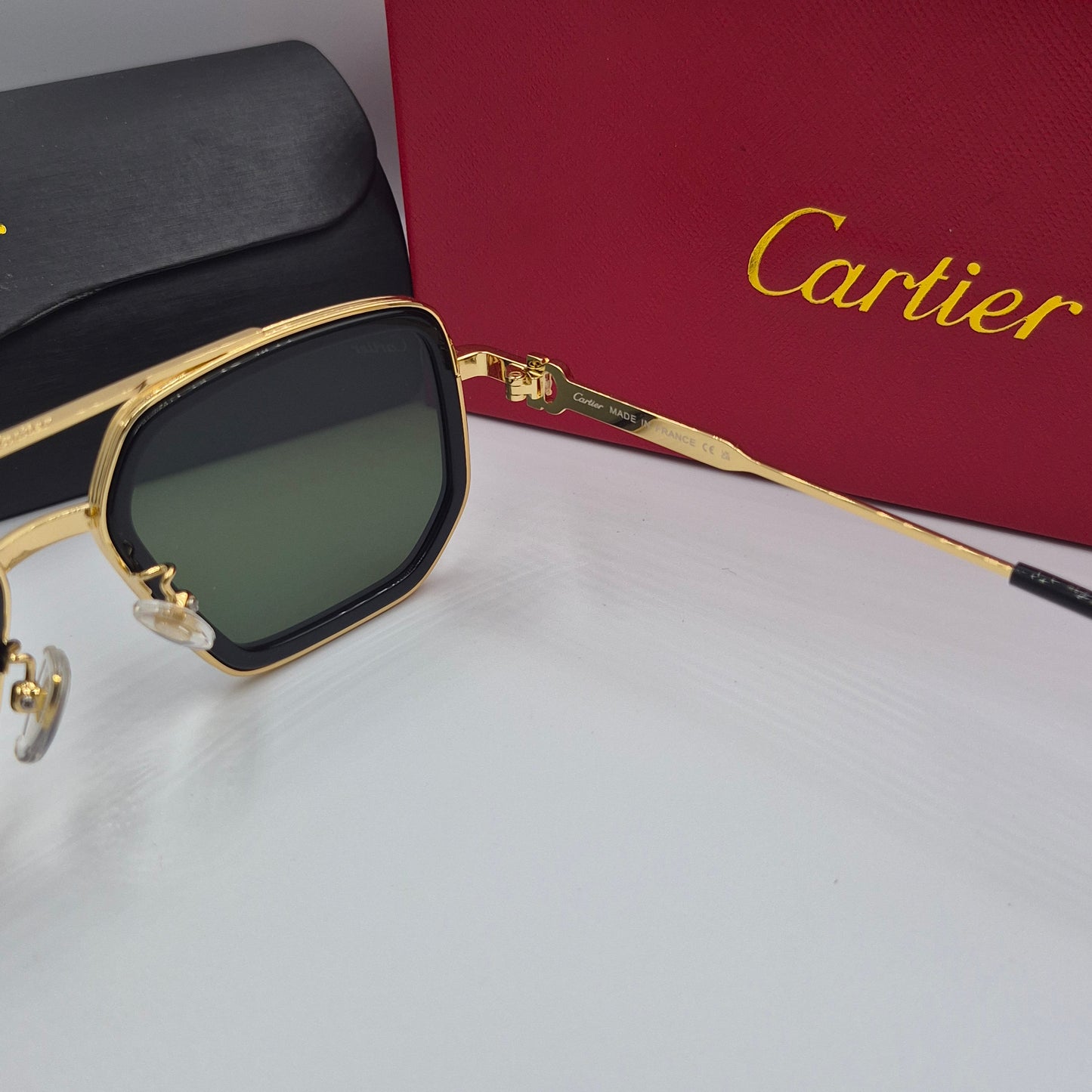 Solaires: CARTIER CT0863S doré vert