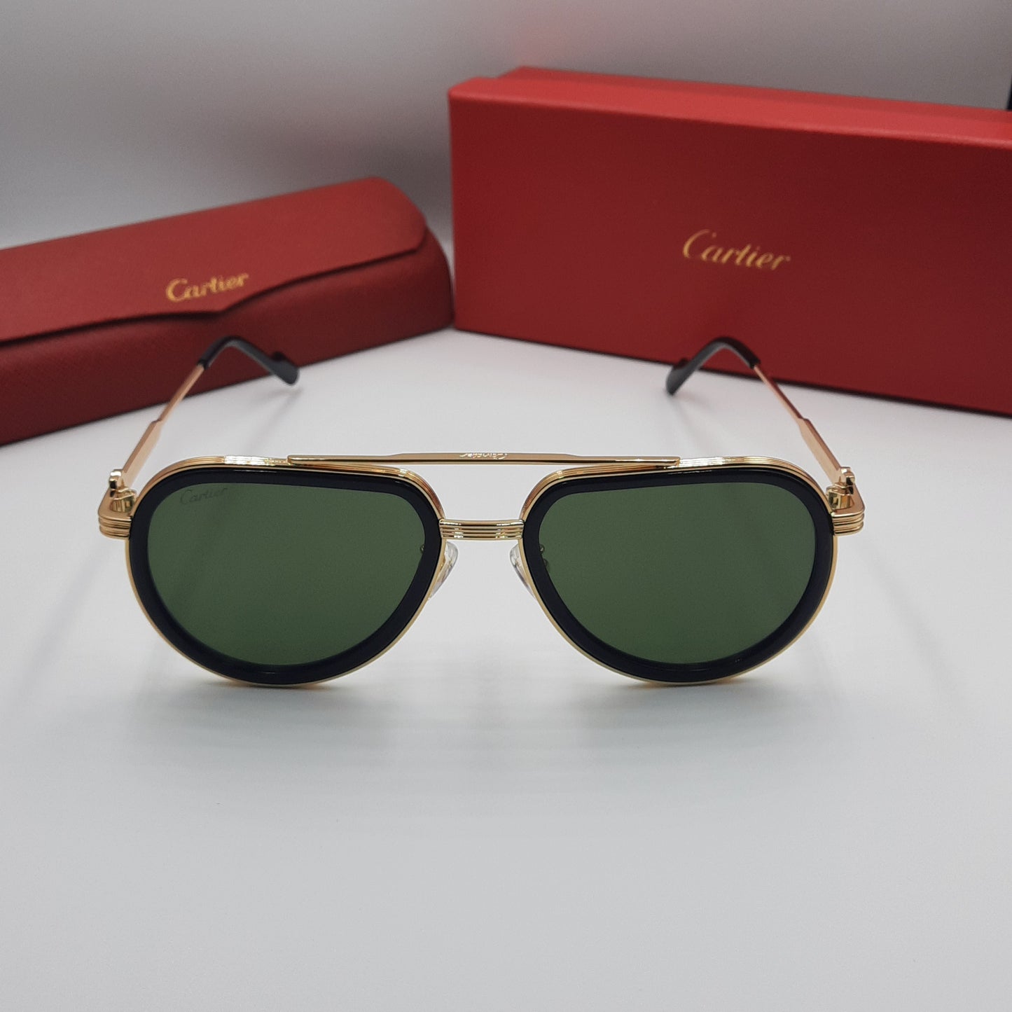 Solaires: CARTIER CT0865S doré vert