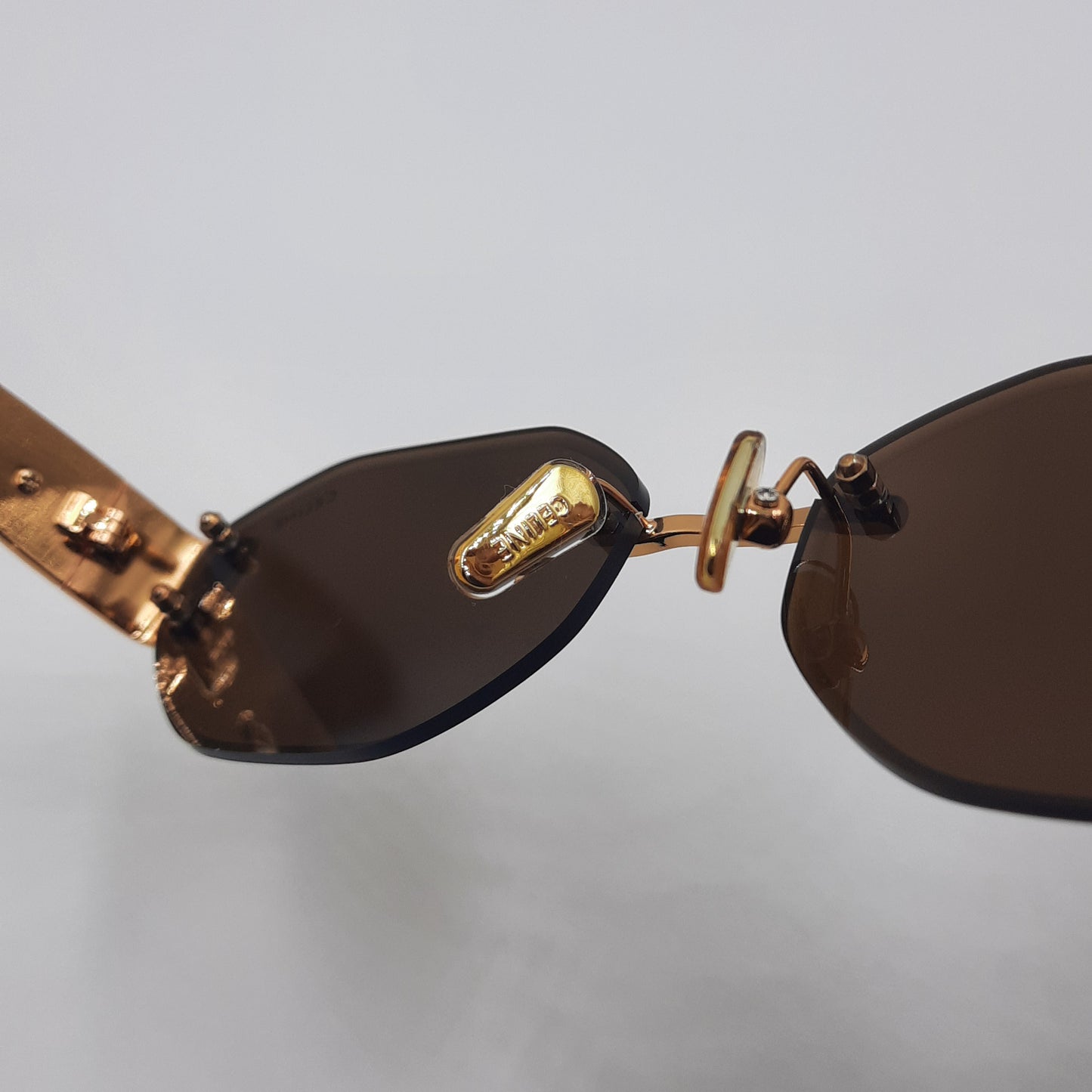 Solaires: CELINE Triomphe CL42119U doré marron