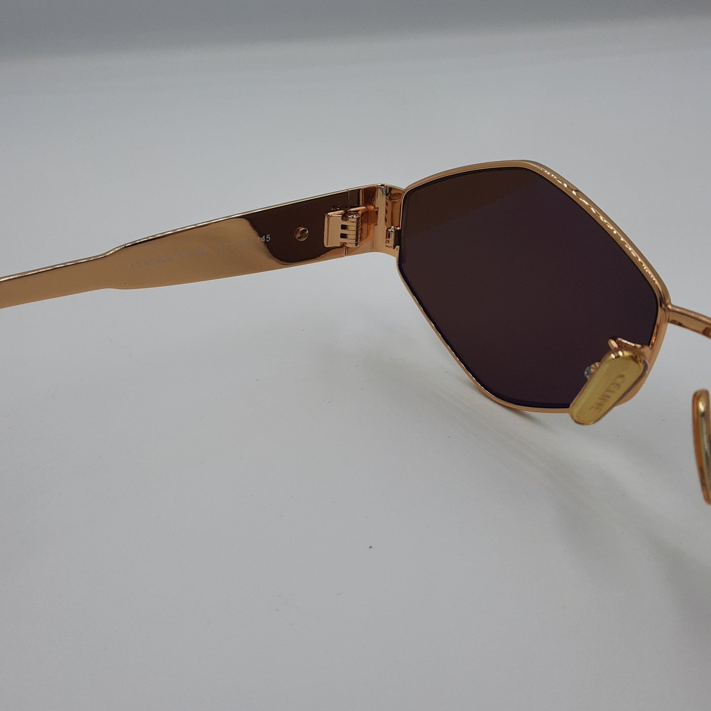 Solaires: CELINE Triomphe CL4S254 doré marron