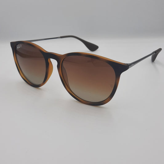 Solaires: RAYBAN-ERIKA RB-4171 Mat Havane/Mr/Gris POLARIZED